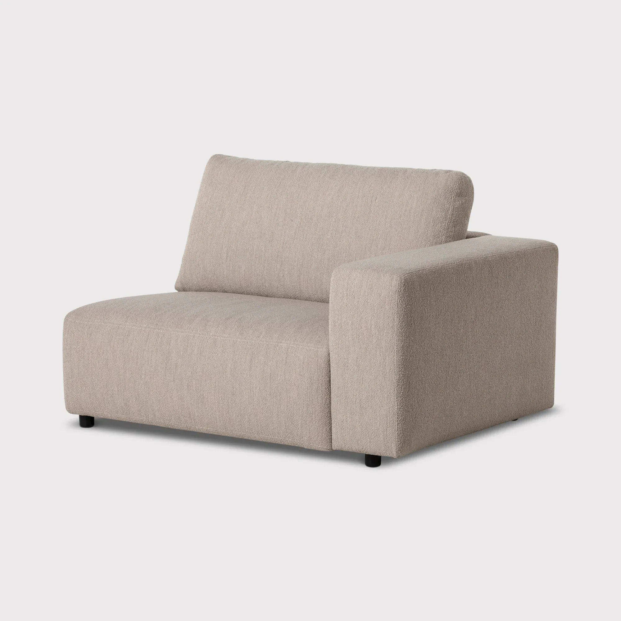Adessa 1.5 Seater Sofa with Left Armrest - Neutral, Fabric image