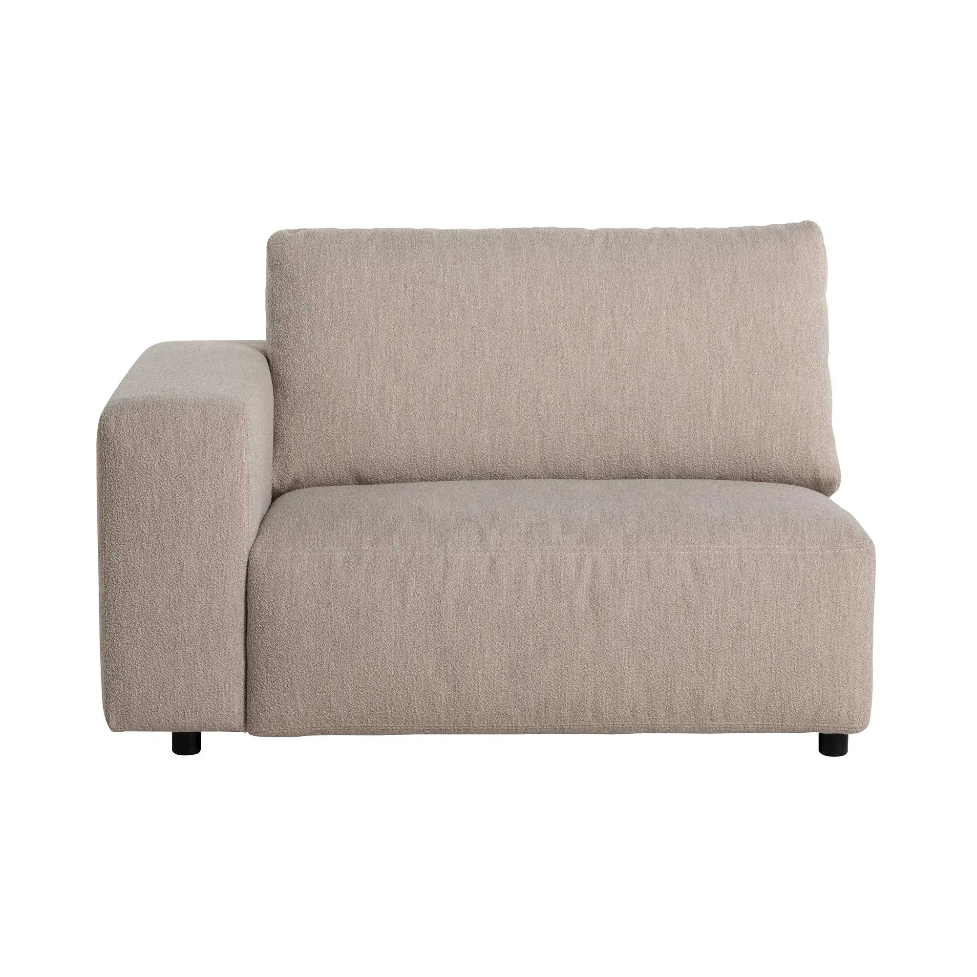 Adessa 1.5 Seater Sofa with Right Armrest - Fabric