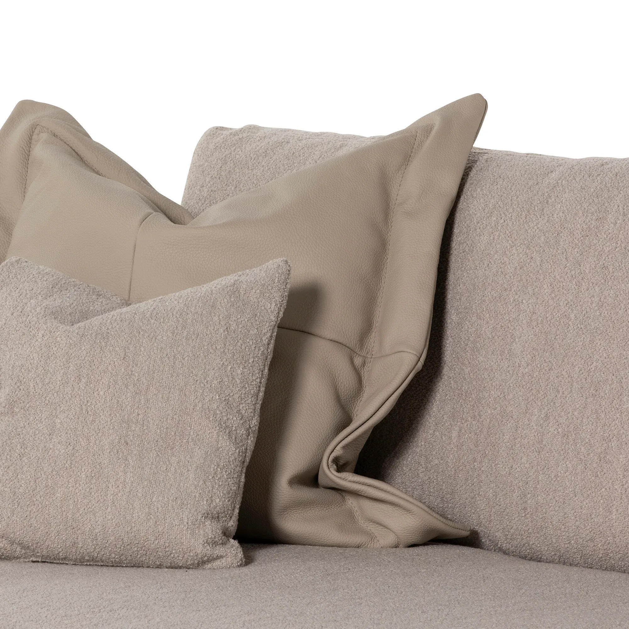 Adessa Flutter Medium Cushion - Leather image