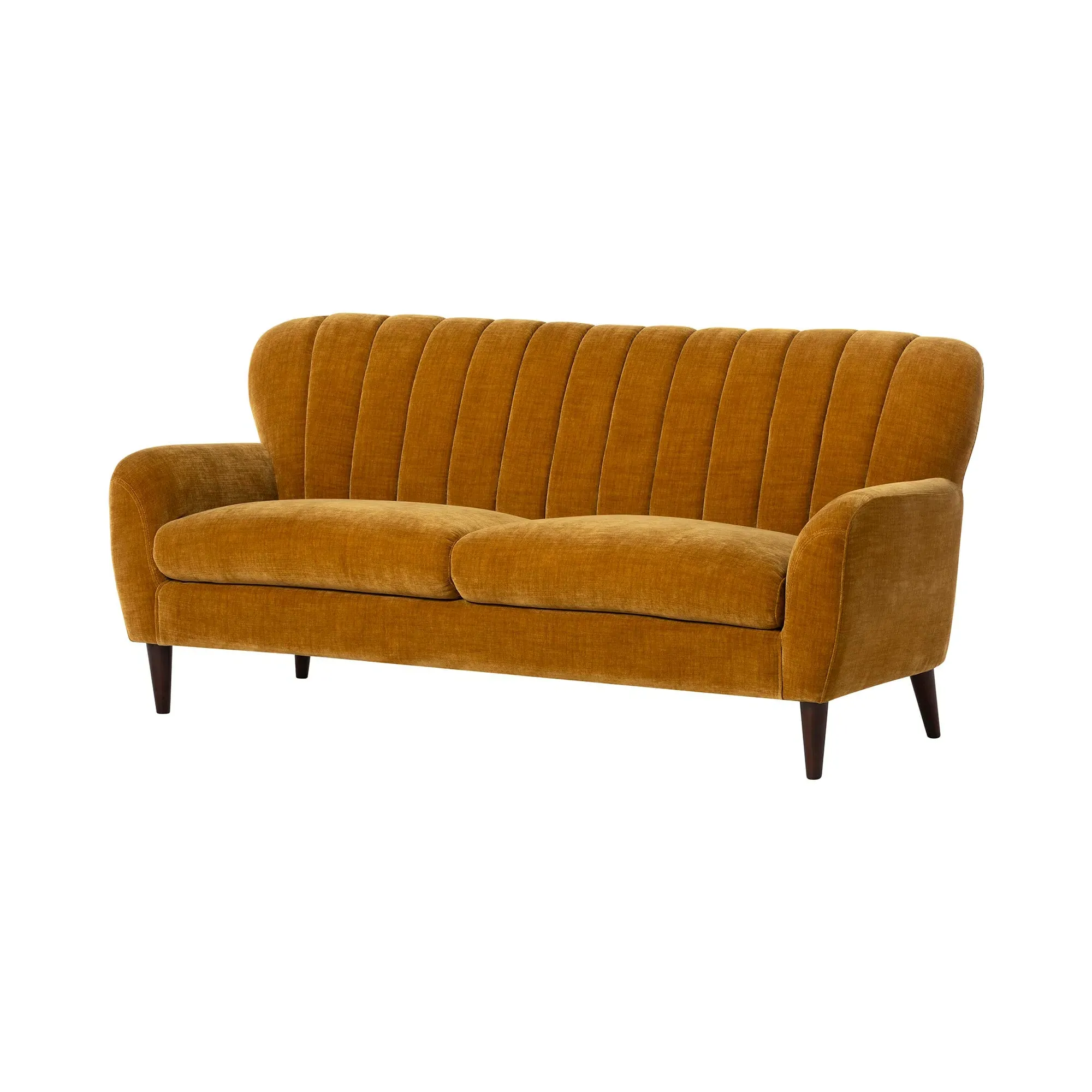 Aelin 3-Seater Sofa - Yellow Fabric