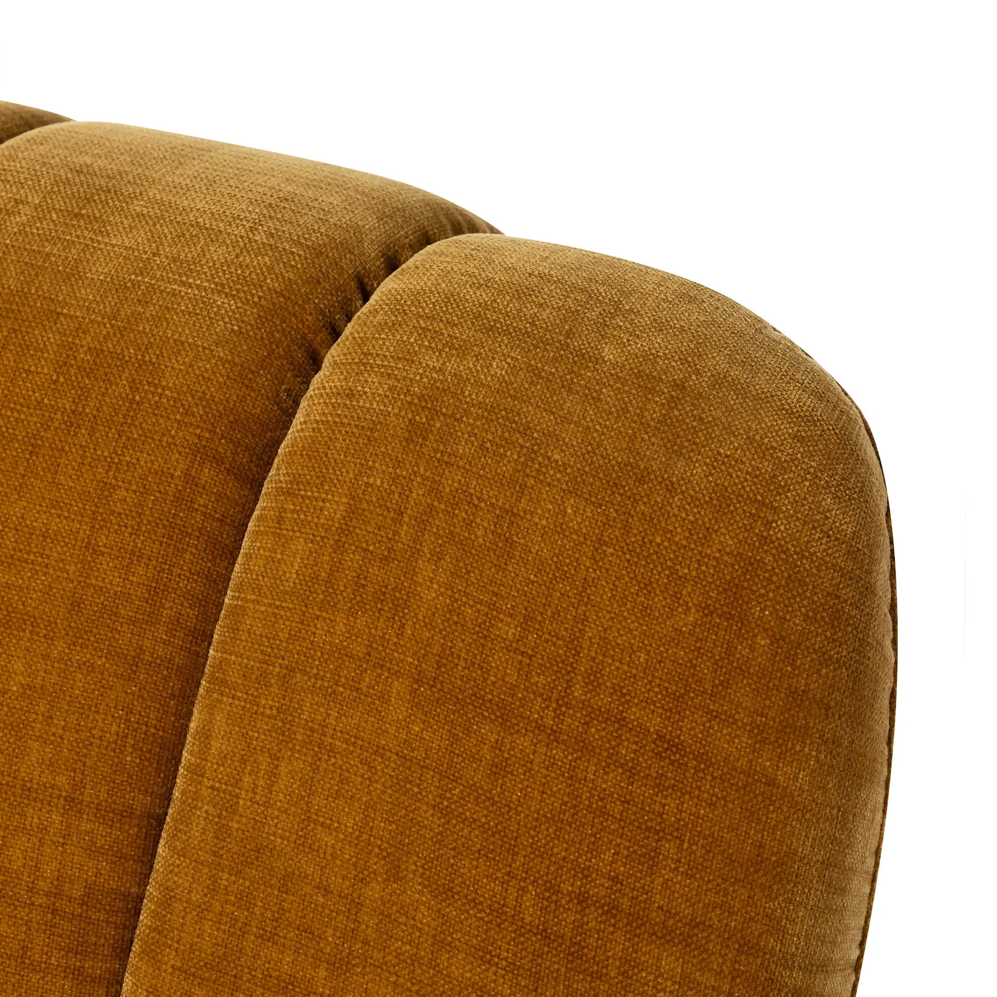 Aelin 3-Seater Sofa - Yellow Fabric