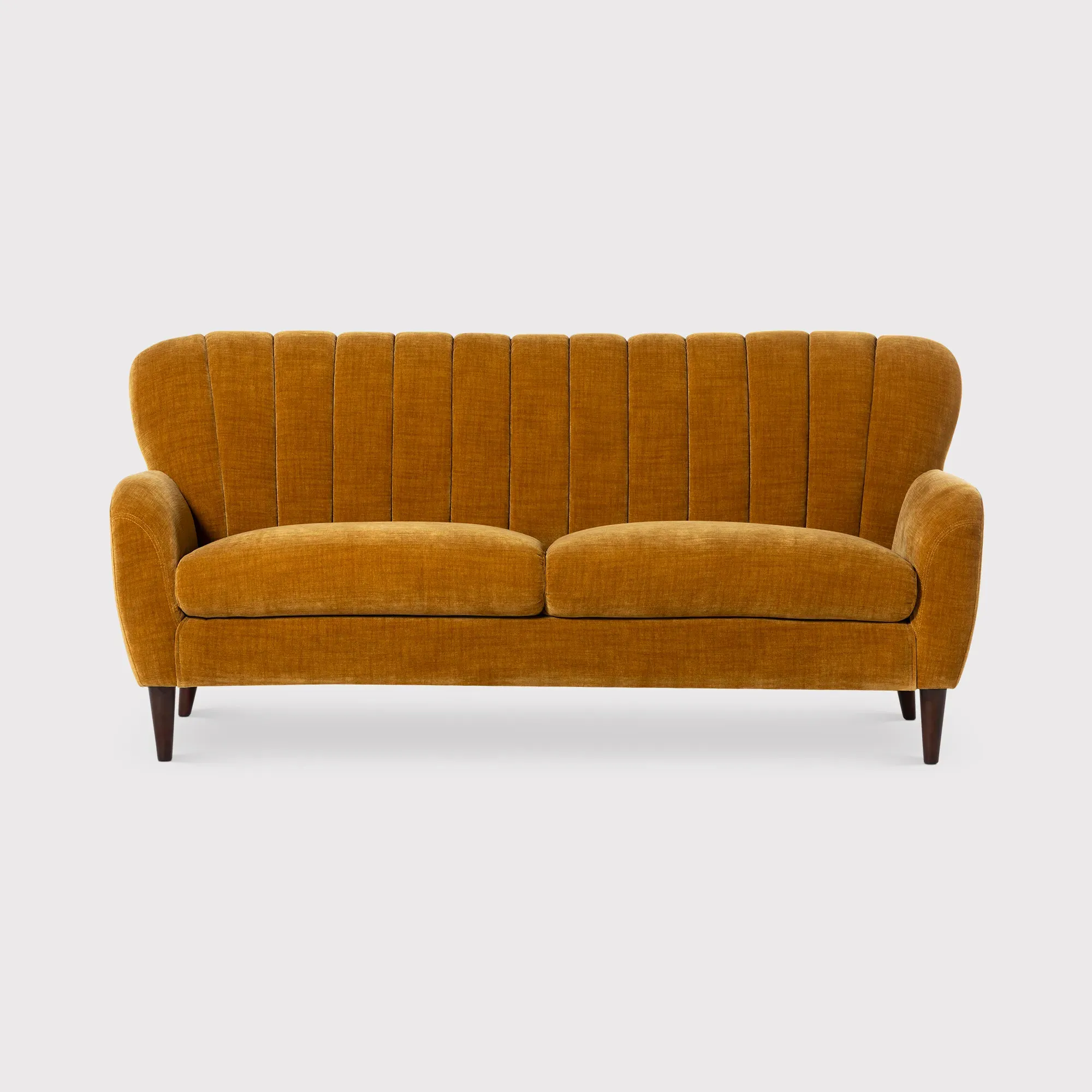 Aelin 3-Seater Sofa - Yellow Fabric image