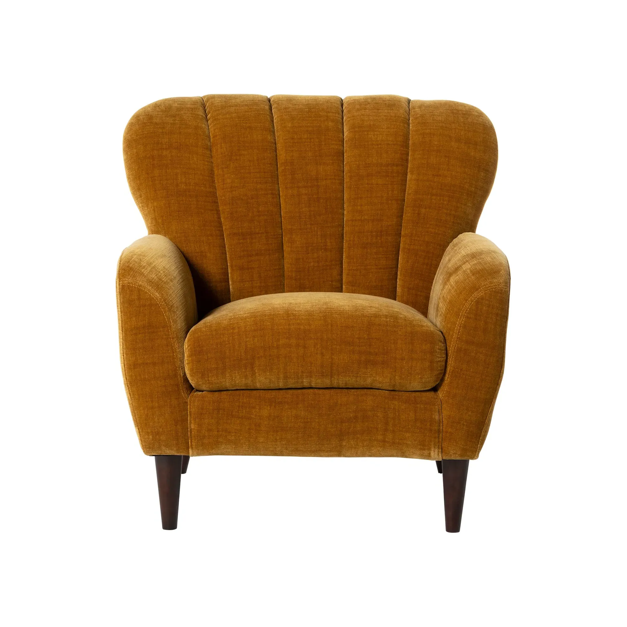 Aelin Armchair - Yellow Fabric