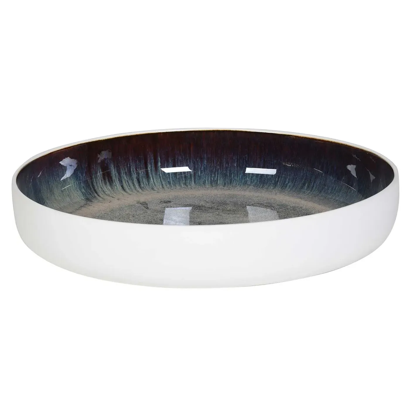 Agate Ceramic Dish - Blue