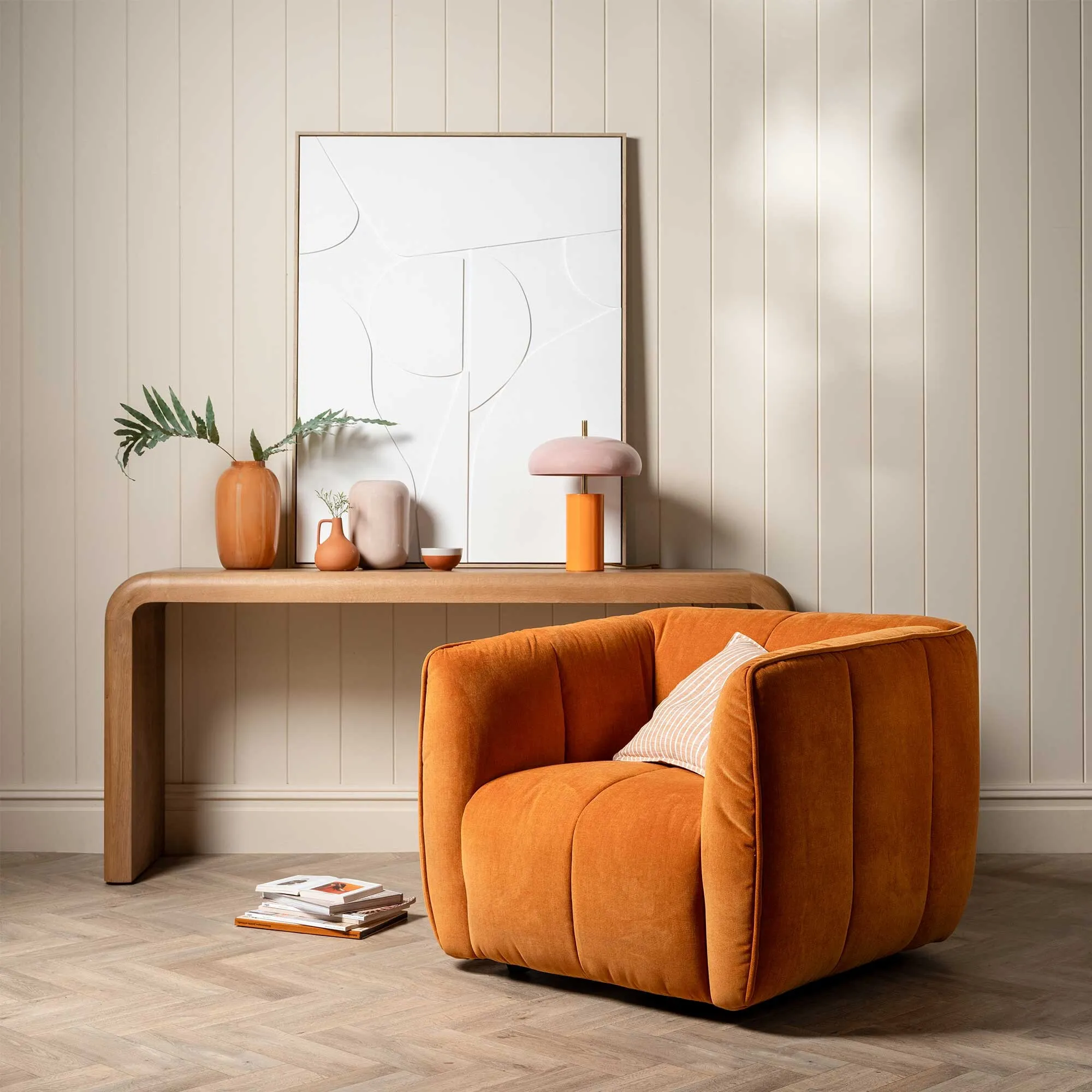 Ainsley Armchair - Orange