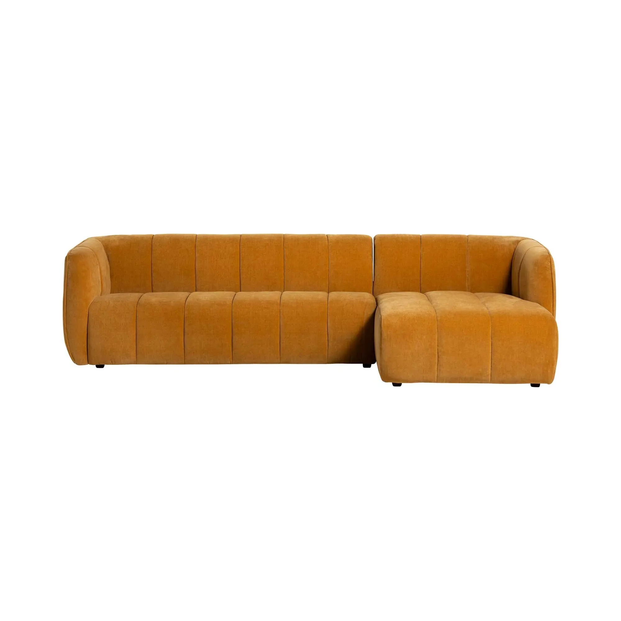 Ainsley Chaise Corner Sofa LHF - Yellow