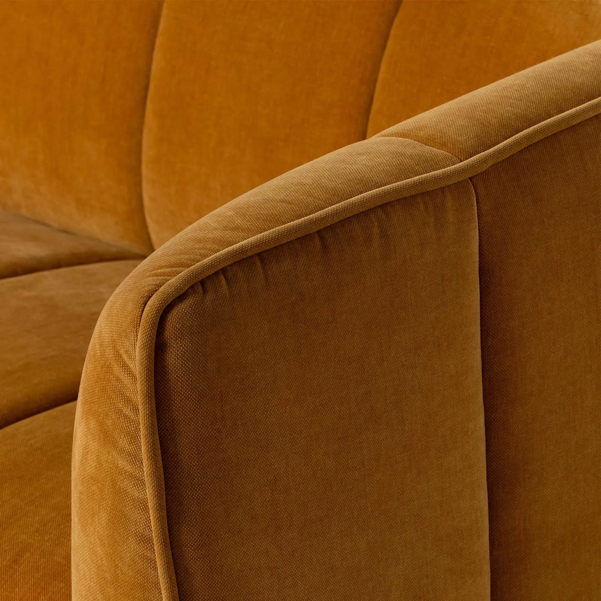 Ainsley Chaise Corner Sofa LHF - Yellow