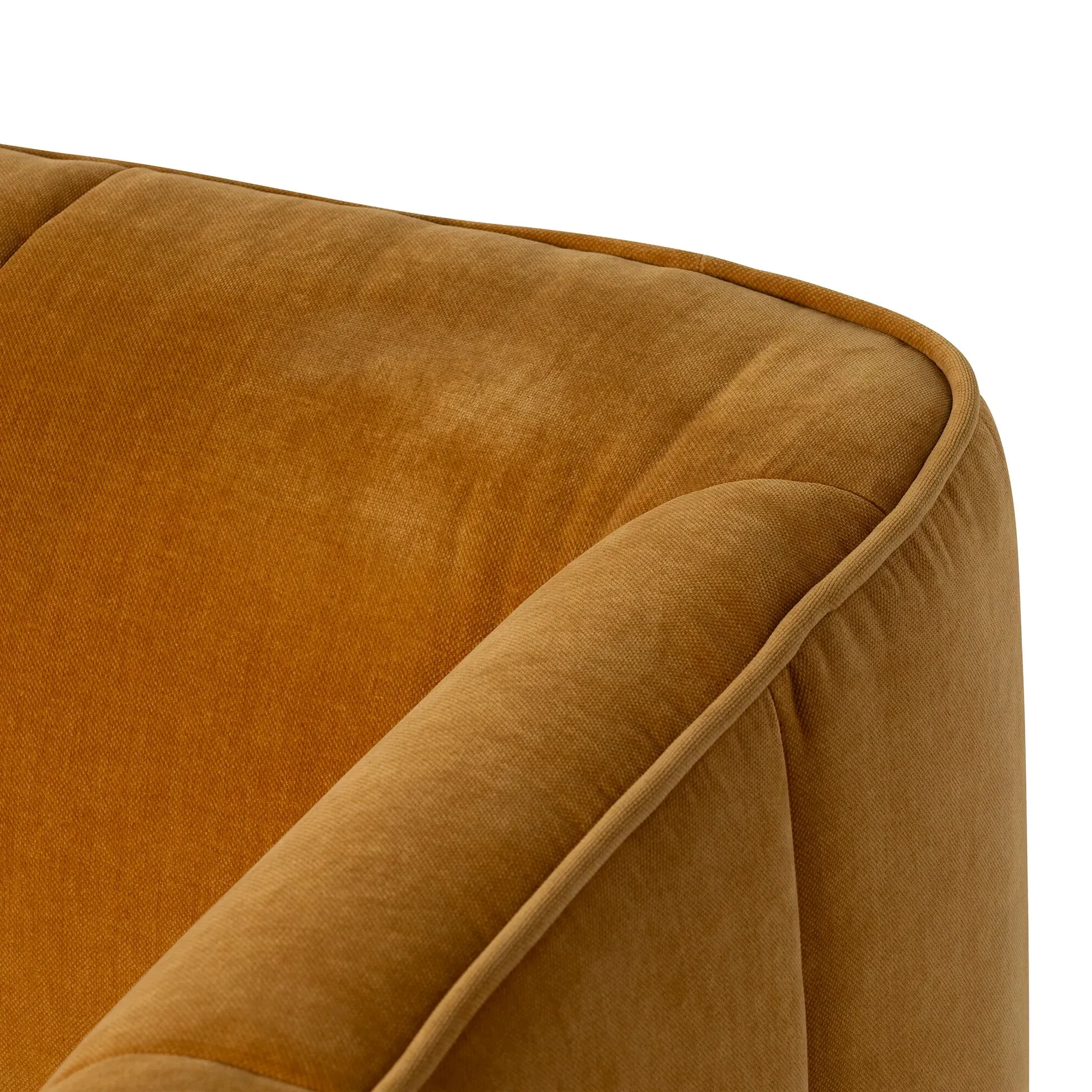 Ainsley Chaise Corner Sofa RHF - Yellow