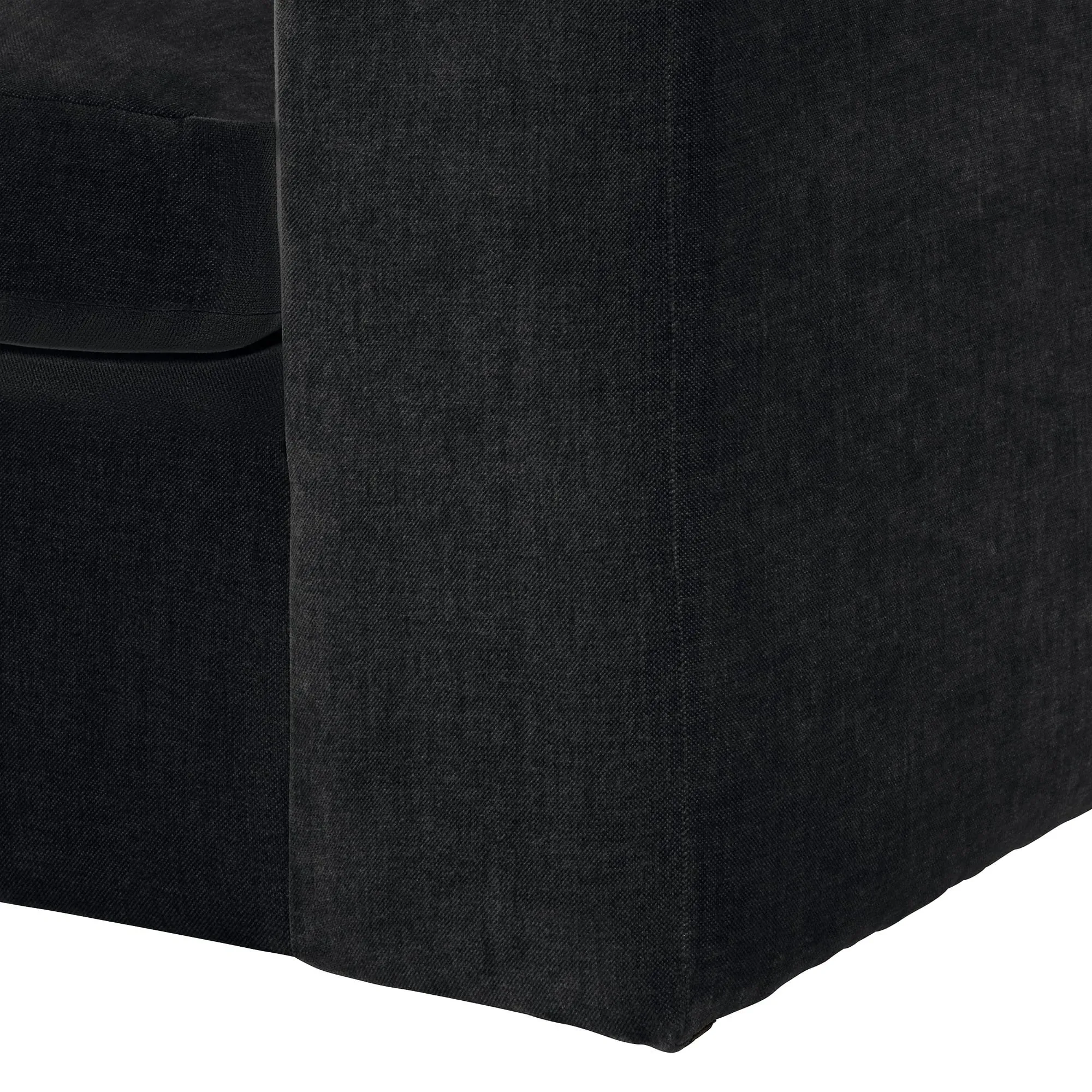 Alaska 3-Seater Sofa - Black, Fabric