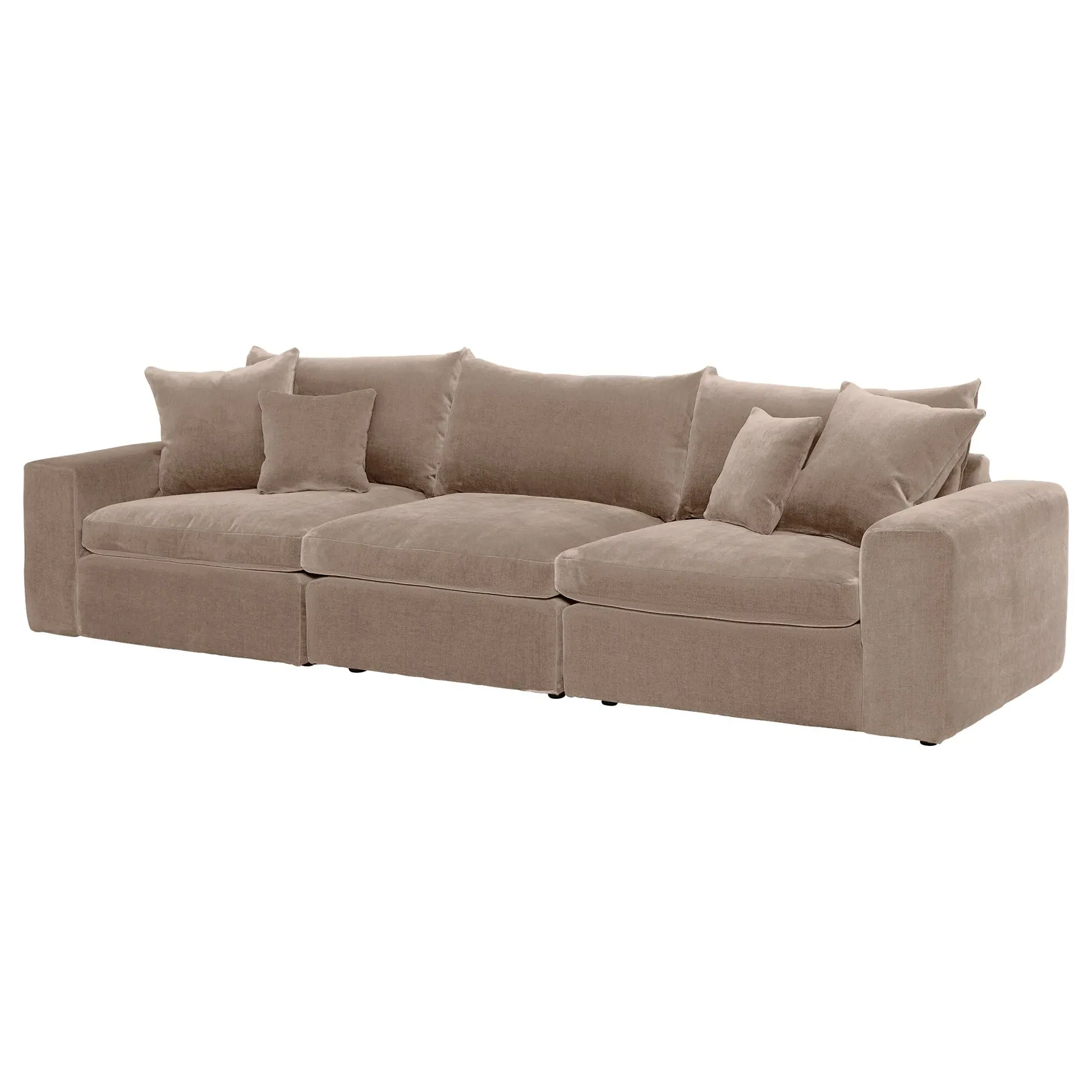 Alaska 3-Seater Sofa - Neutral, Fabric