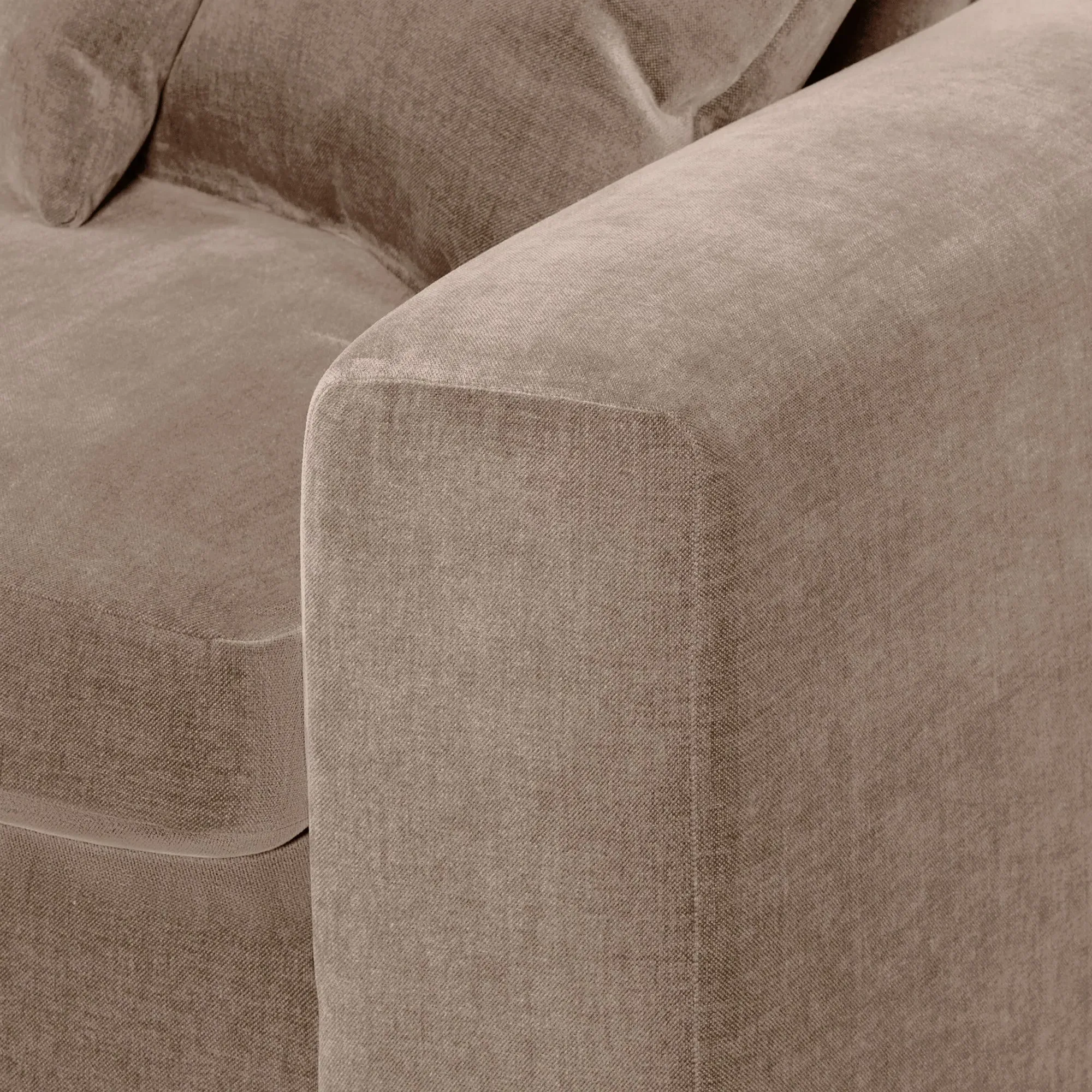 Alaska 3-Seater Sofa - Neutral, Fabric