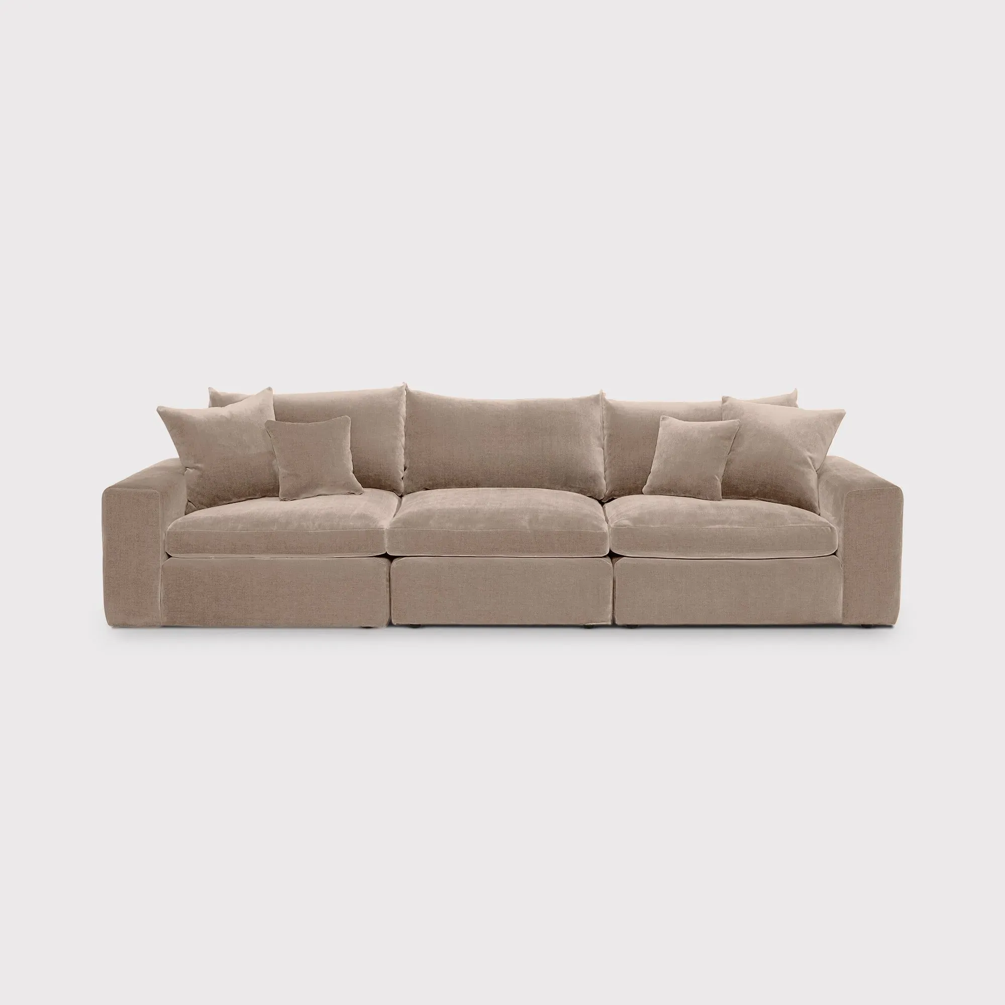 Alaska 3-Seater Sofa - Neutral, Fabric