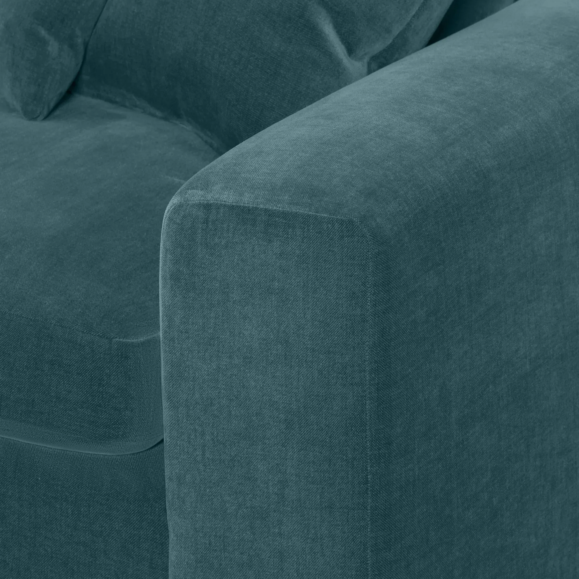 Alaska 3-Seater Sofa - Teal, Fabric