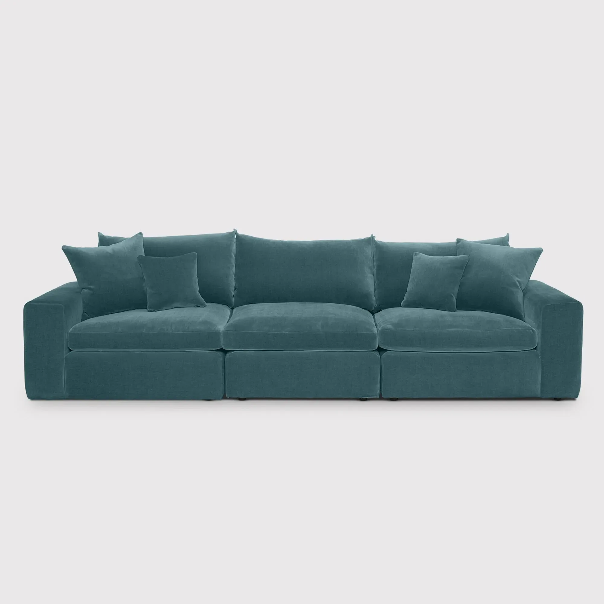 Alaska 3-Seater Sofa - Teal, Fabric