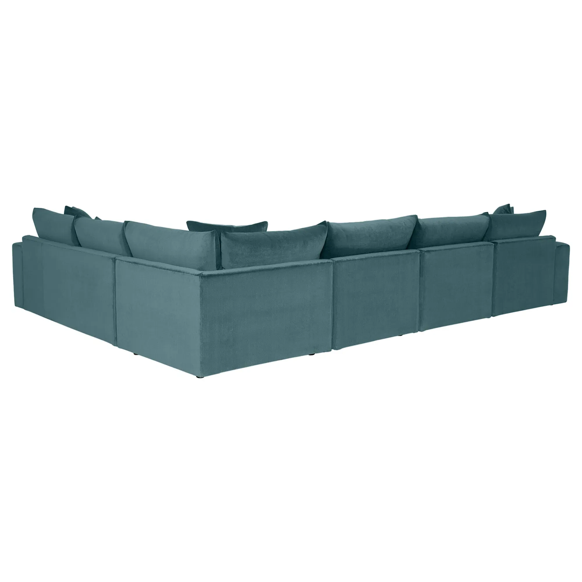 Alaska Modular Corner Sofa - Teal, Fabric