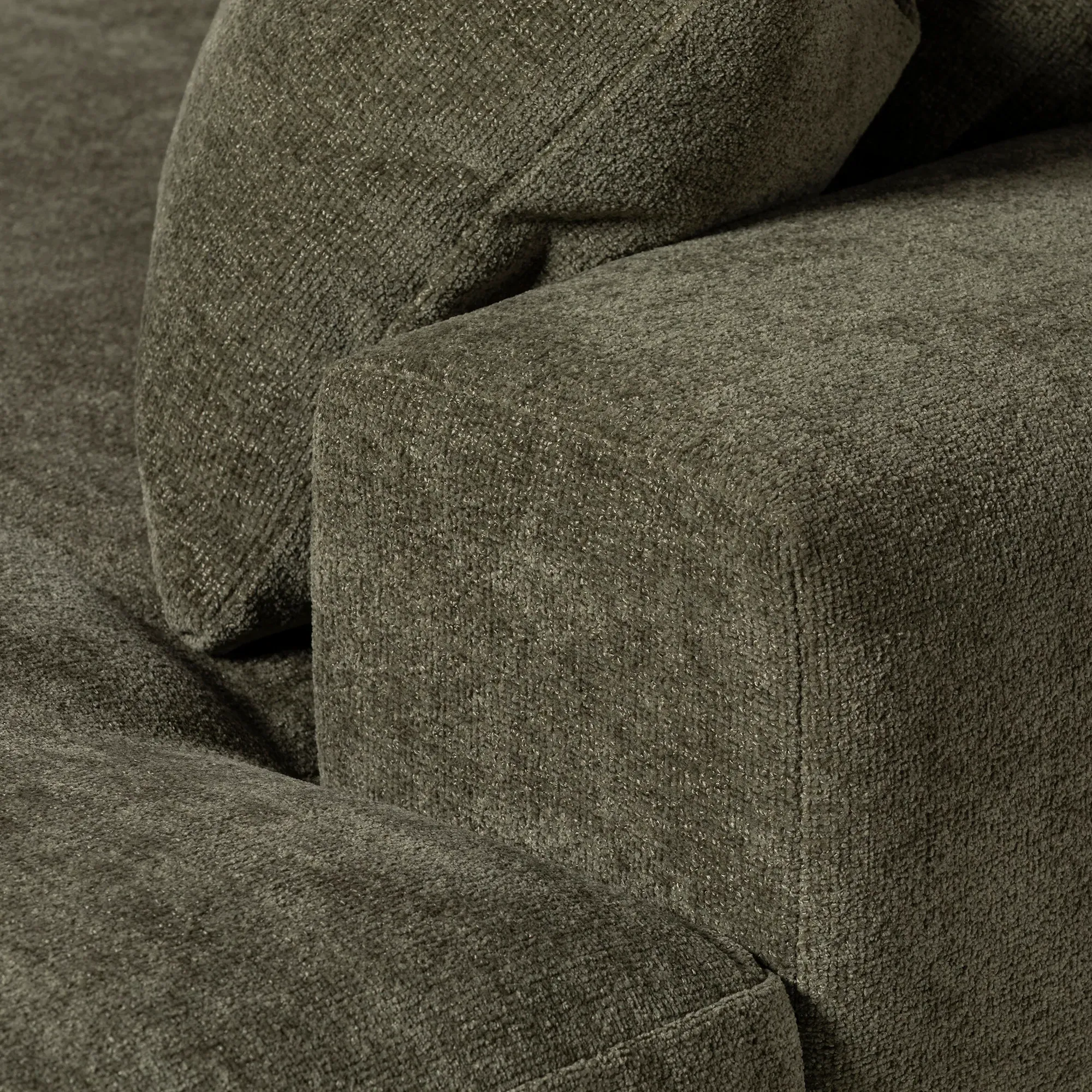 Alaska Right Arm Chaise - Green