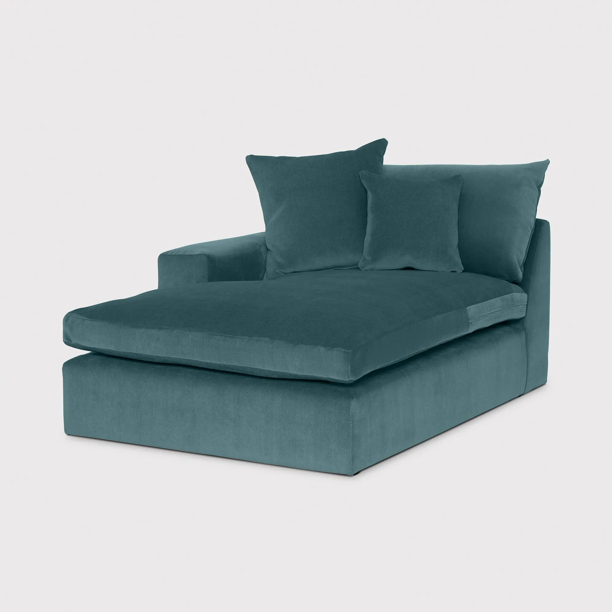 Alaska Right Arm Chaise - Teal