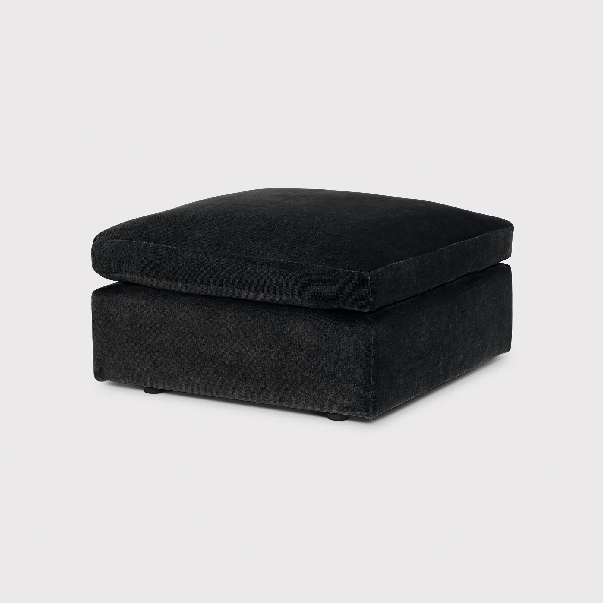 Alaska Stool - Black, Fabric