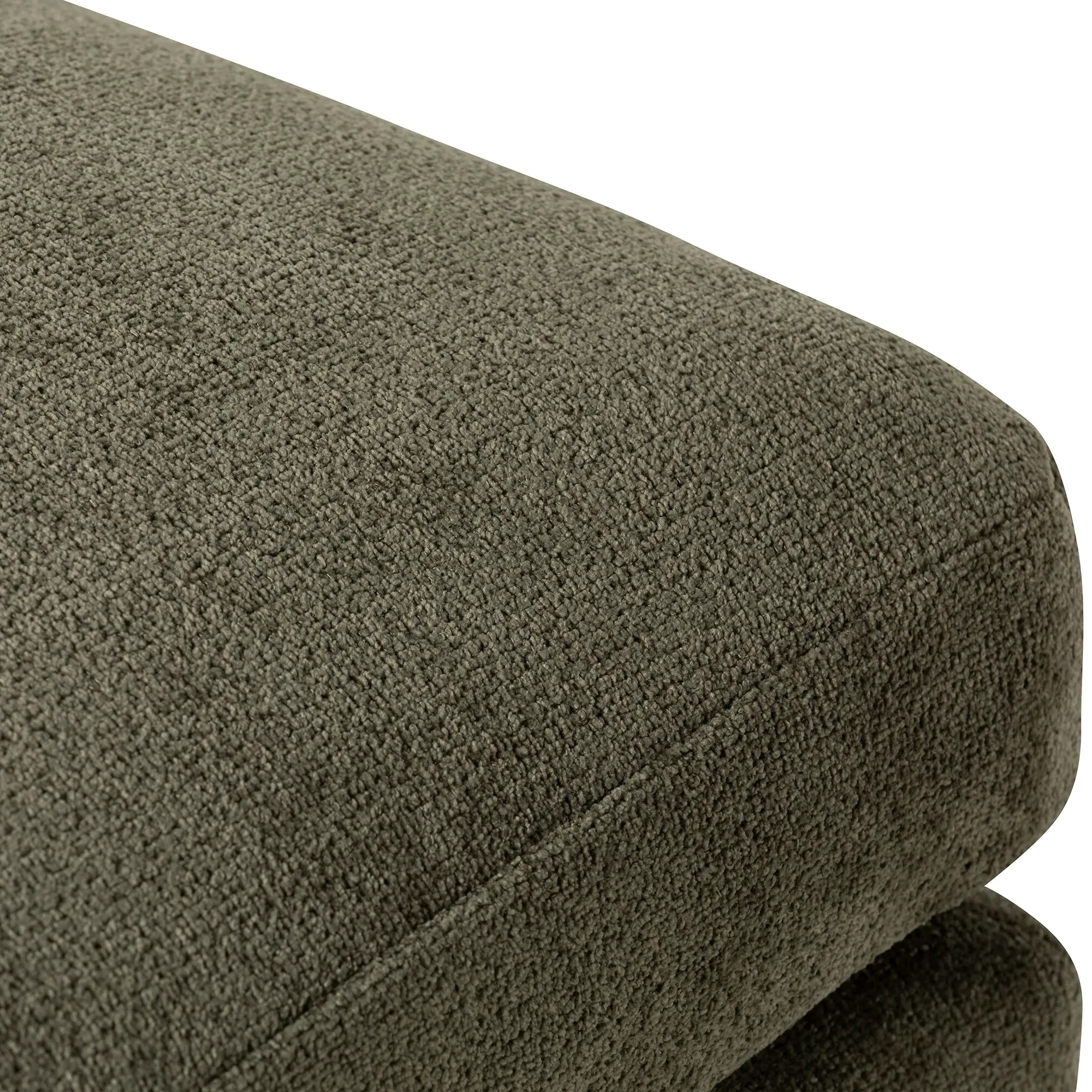 Alaska Stool - Green, Velvet