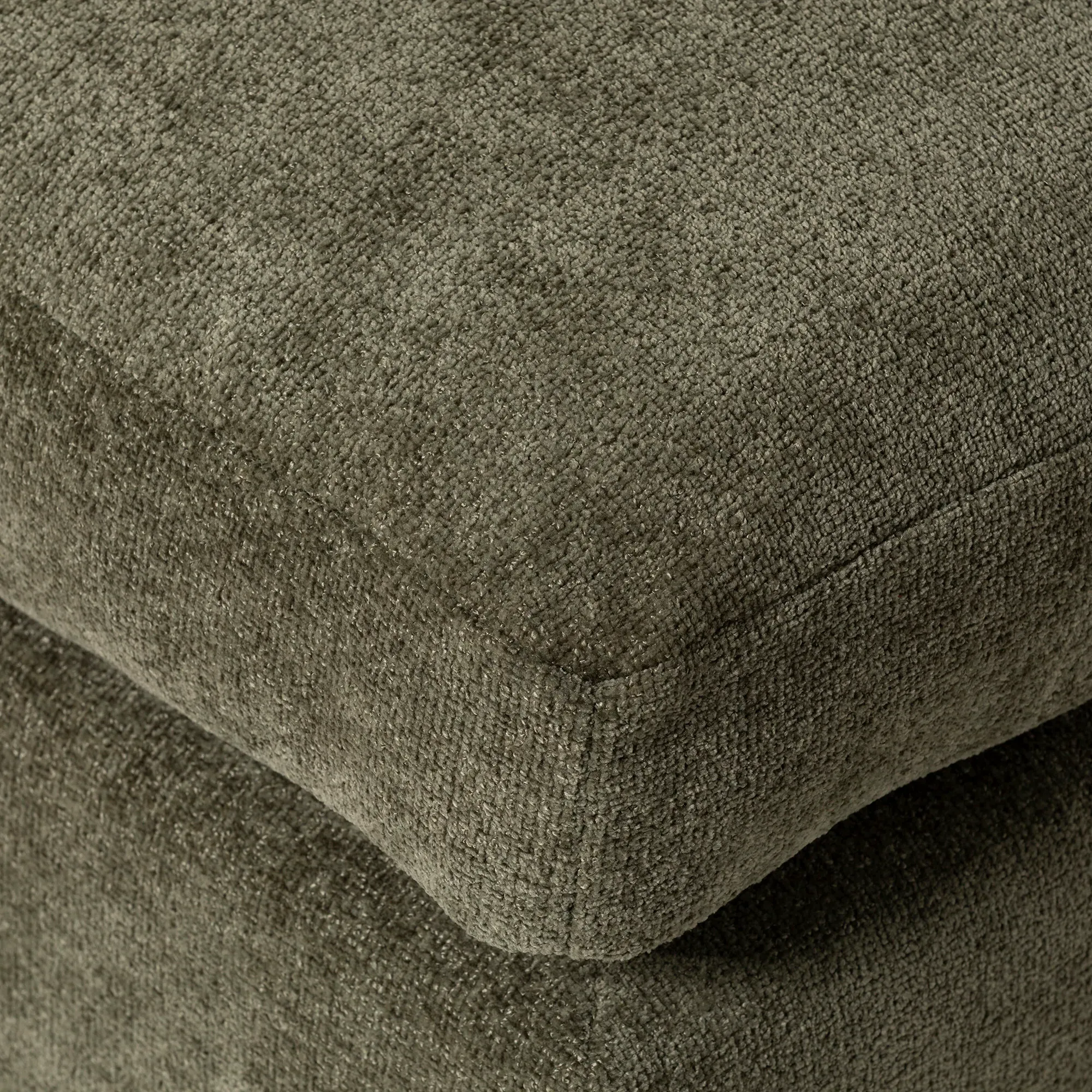 Alaska Stool - Green, Velvet