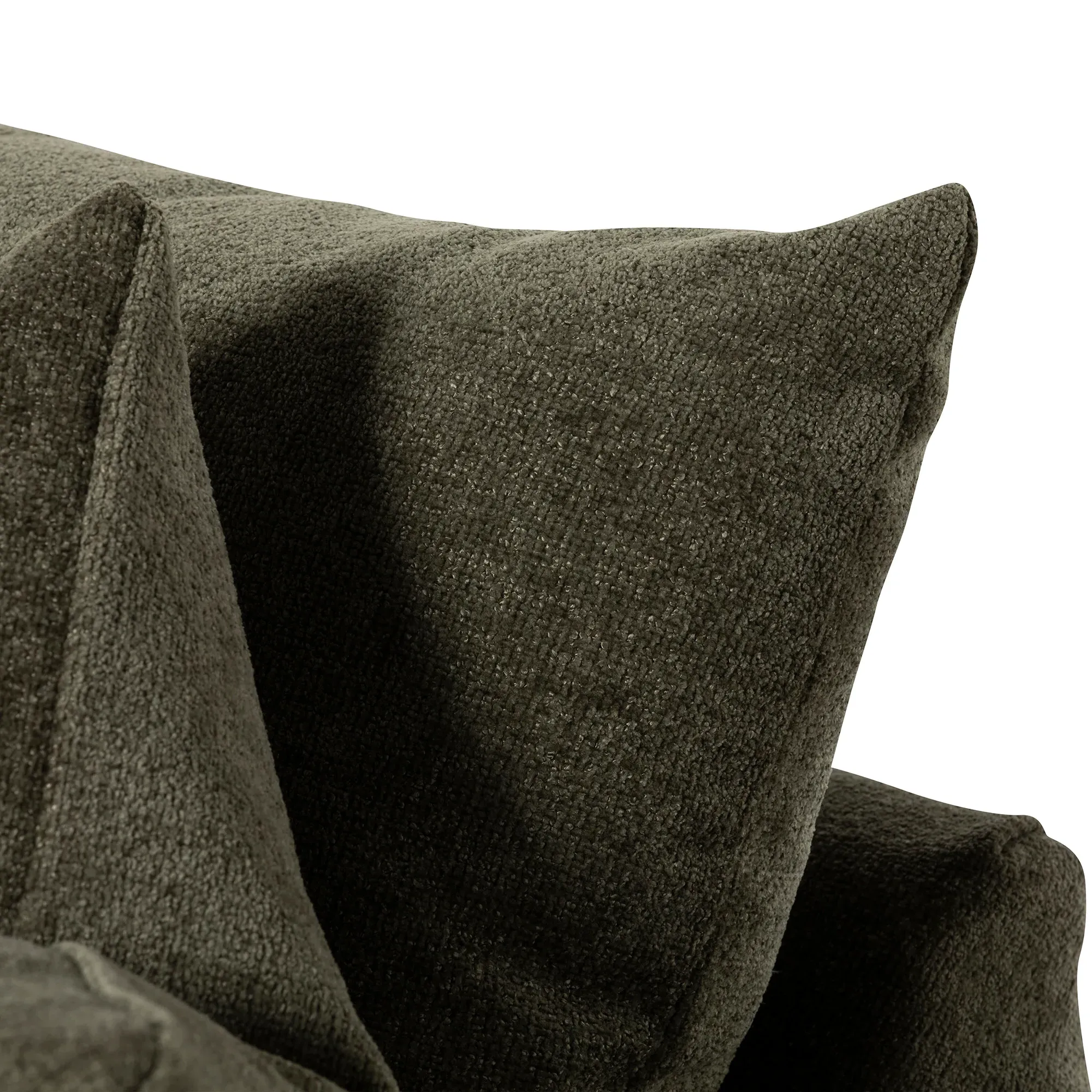 Alaska U-Shaped Corner Sofa - Green, Velvet