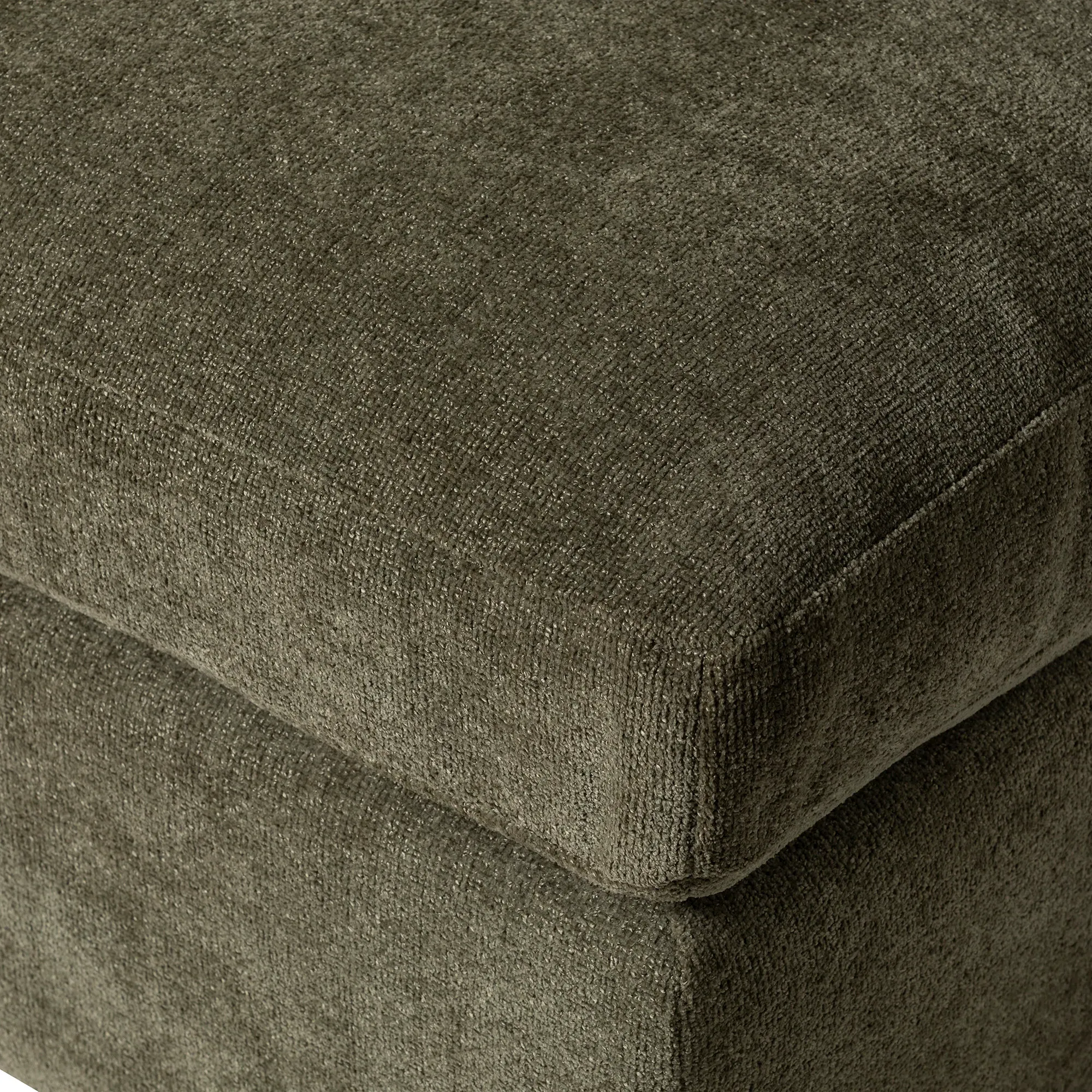 Alaska U-Shaped Corner Sofa - Green, Velvet