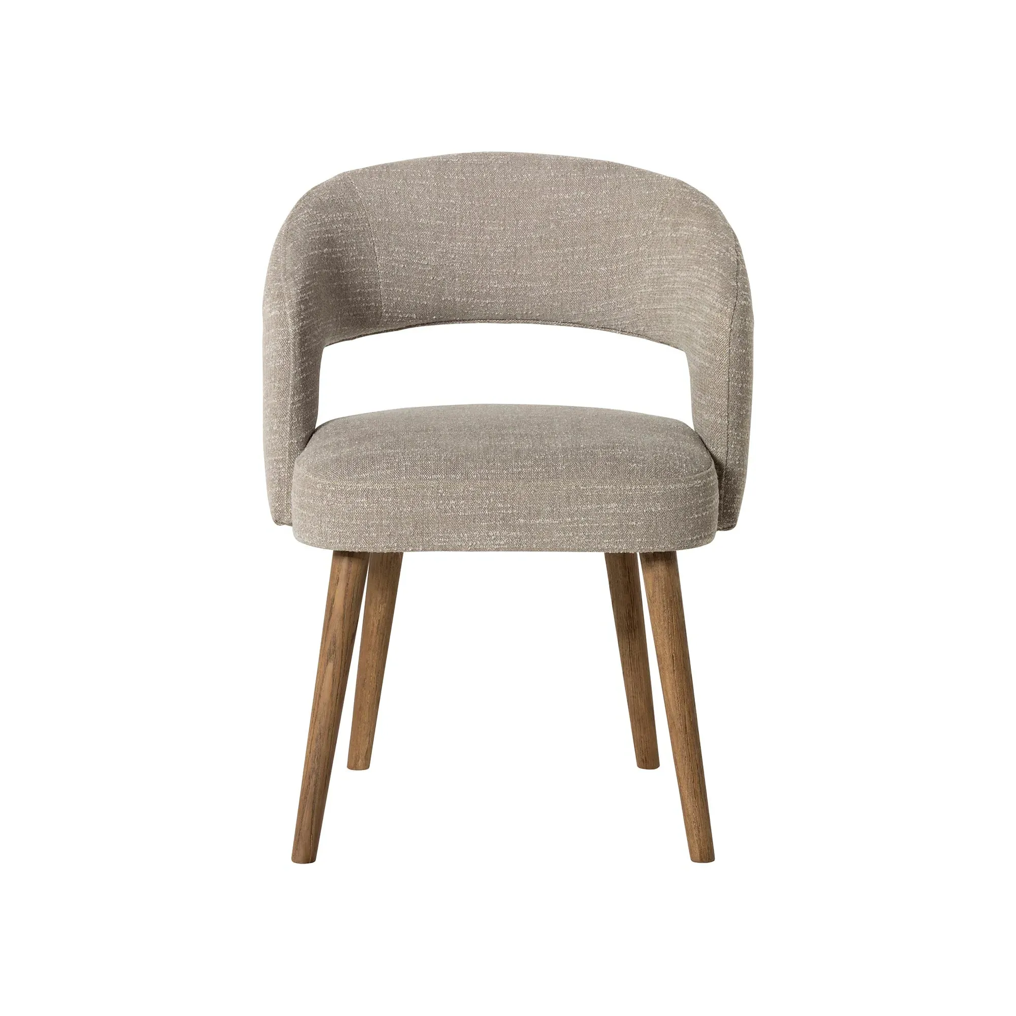 Alden Dining Chair - Green, Leather