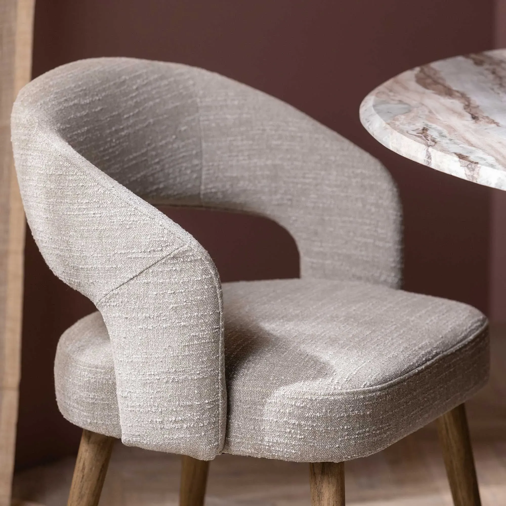 Alden Dining Chair - Green, Leather