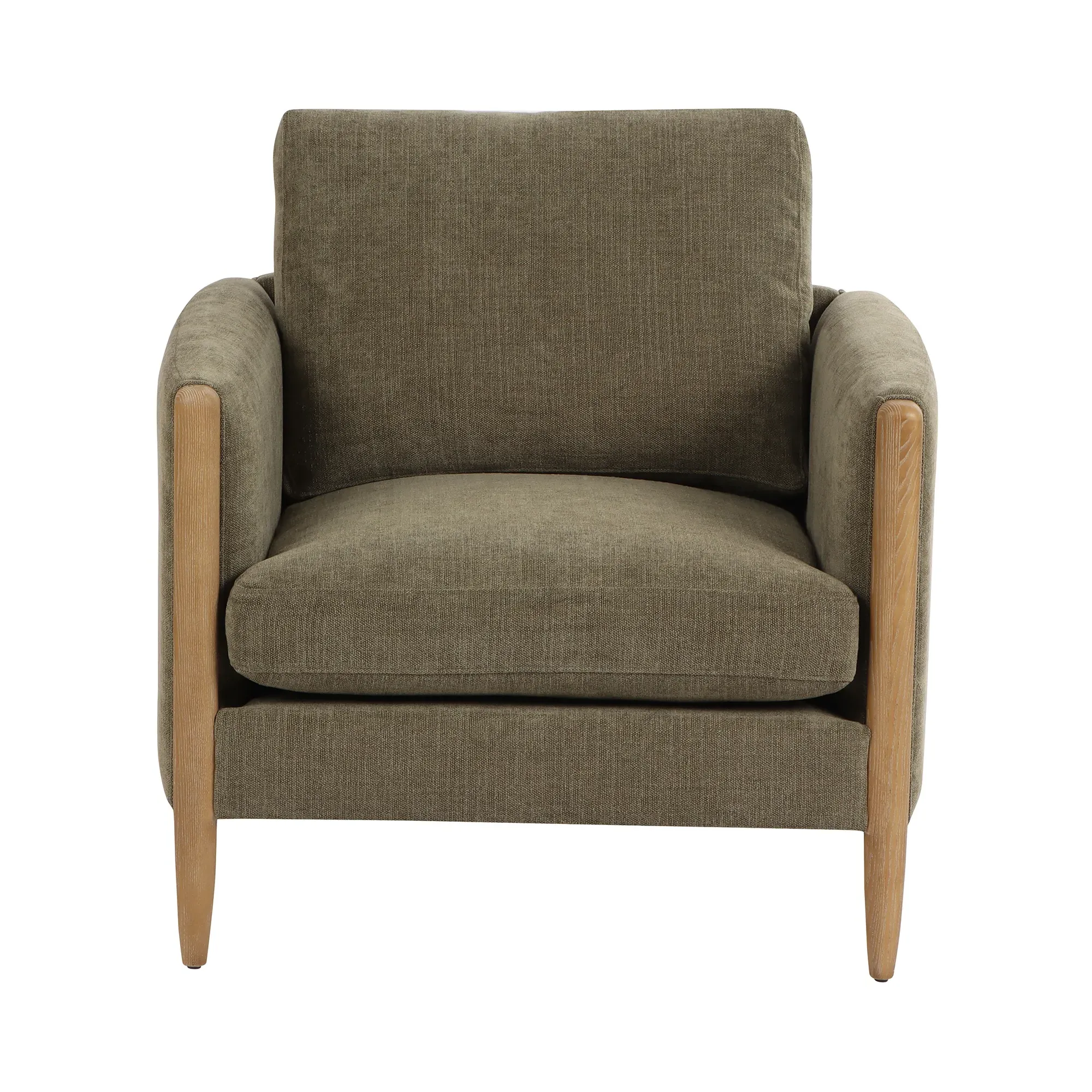 Alderton Dining Armchair - Green, Fabric