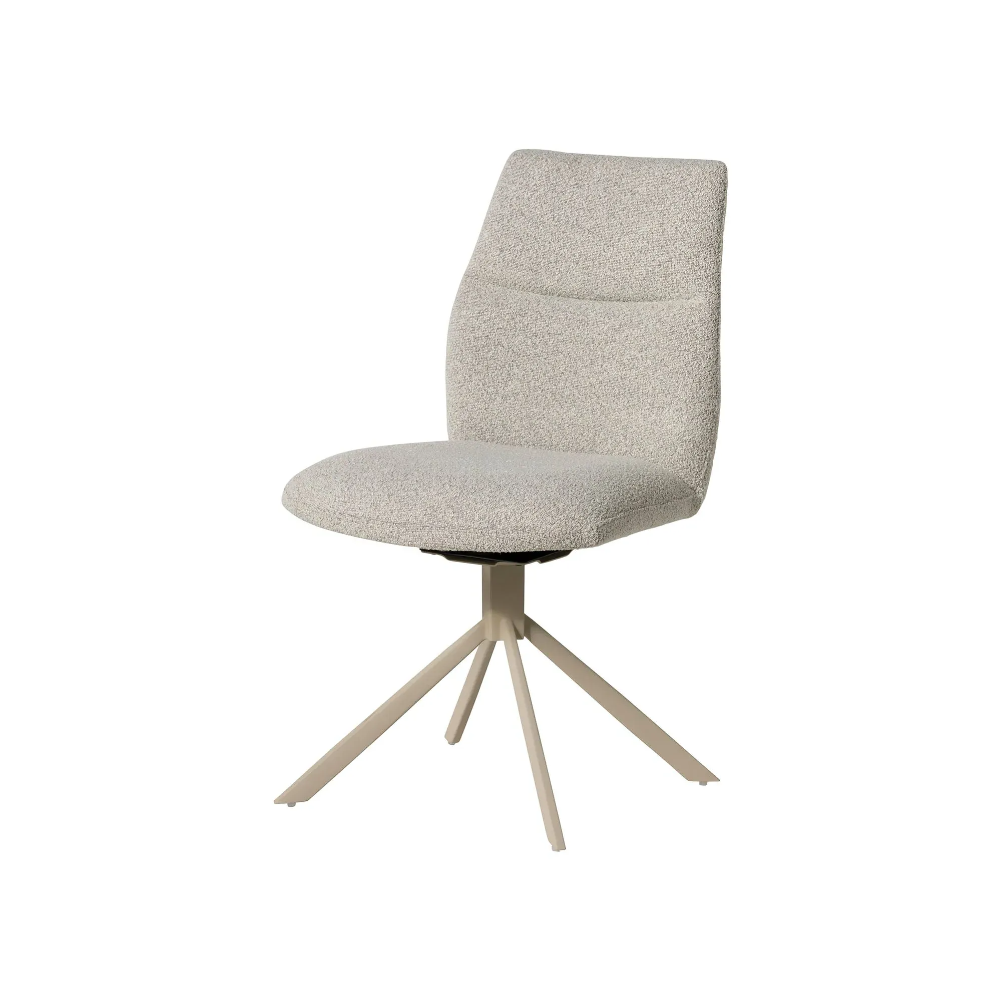 Altadena Extension Table with 6 Swivel Armchairs - Neutral, Ceramic