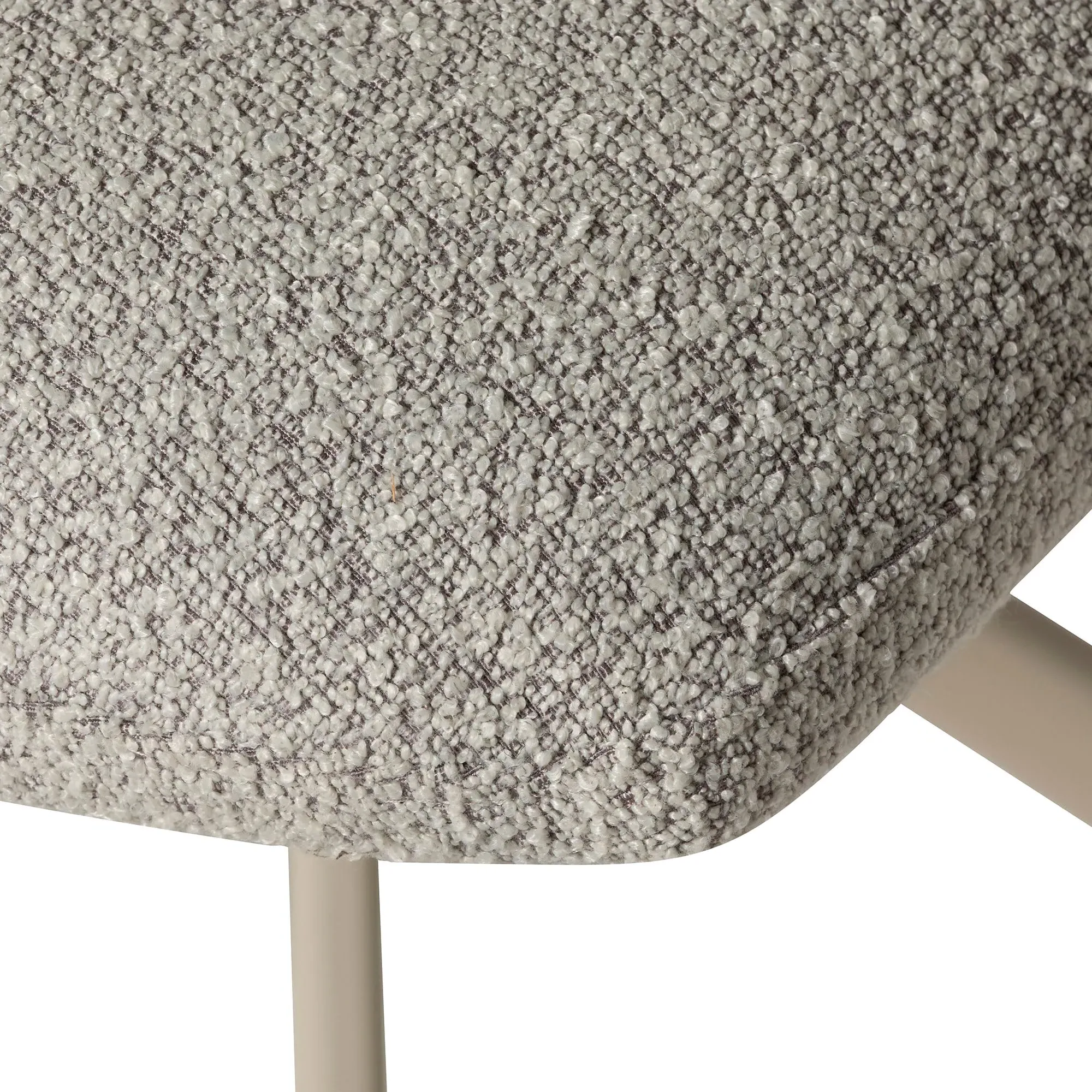 Altadena Extension Table with 6 Swivel Armchairs - Neutral, Ceramic