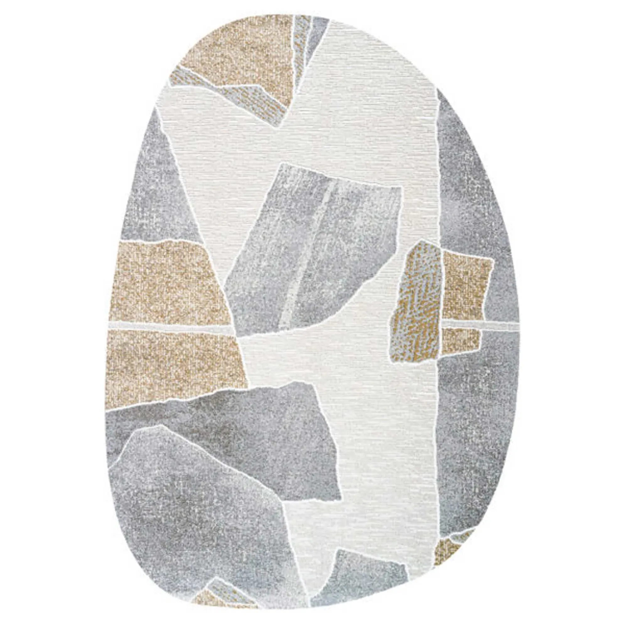Amara Pebble Rug - Grey image