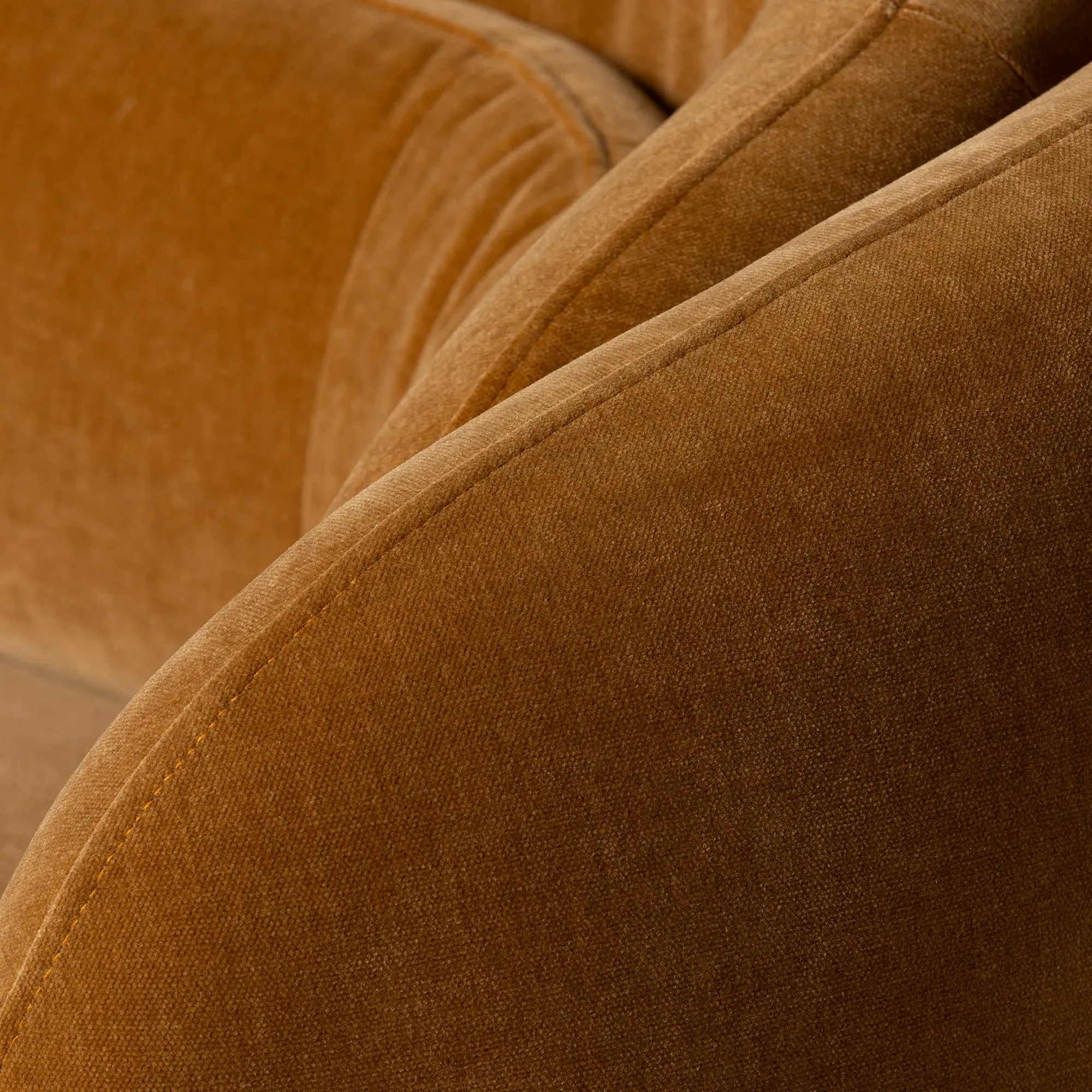 Angelo 3-Seater Sofa - Brown, Fabric