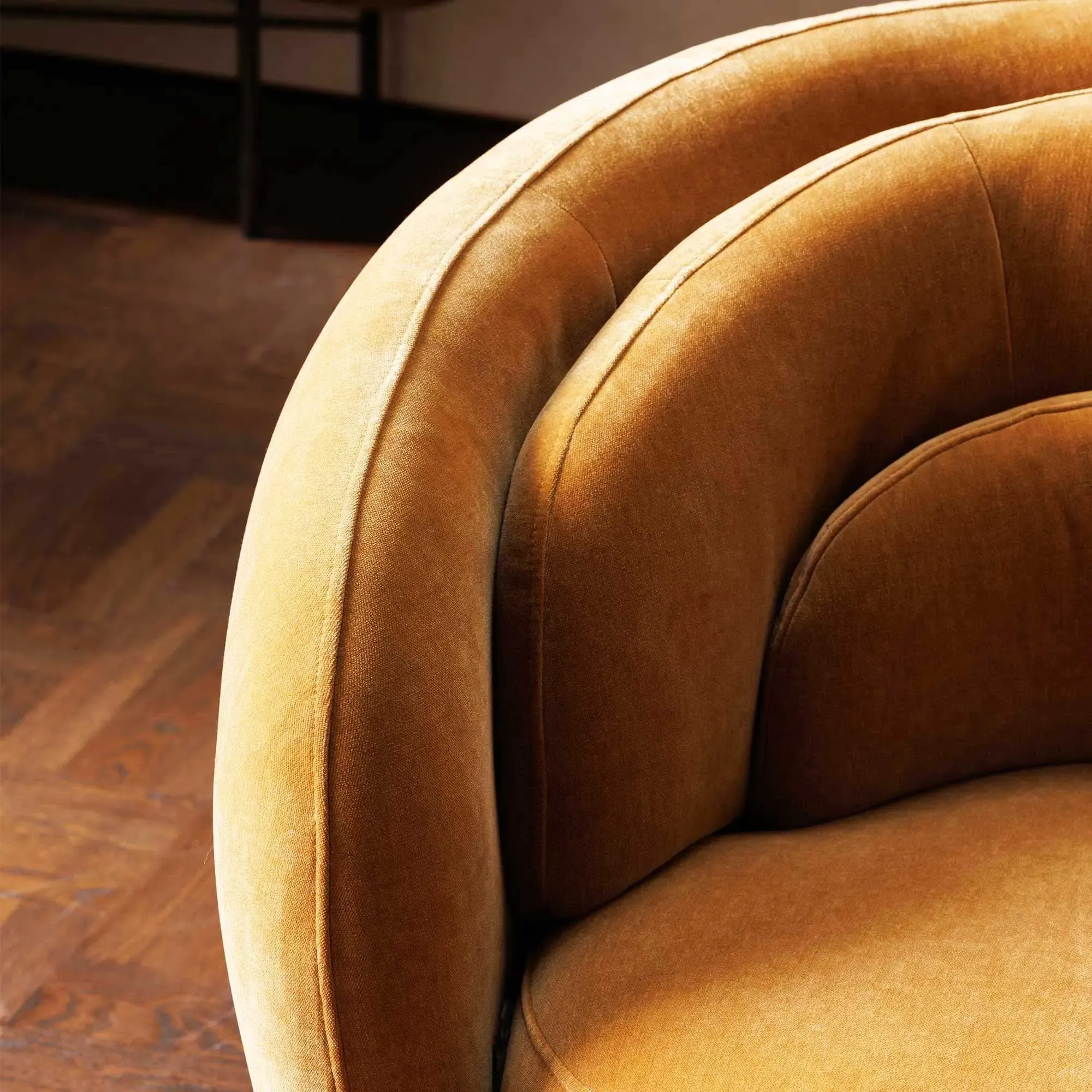 Angelo 3-Seater Sofa - Brown, Fabric