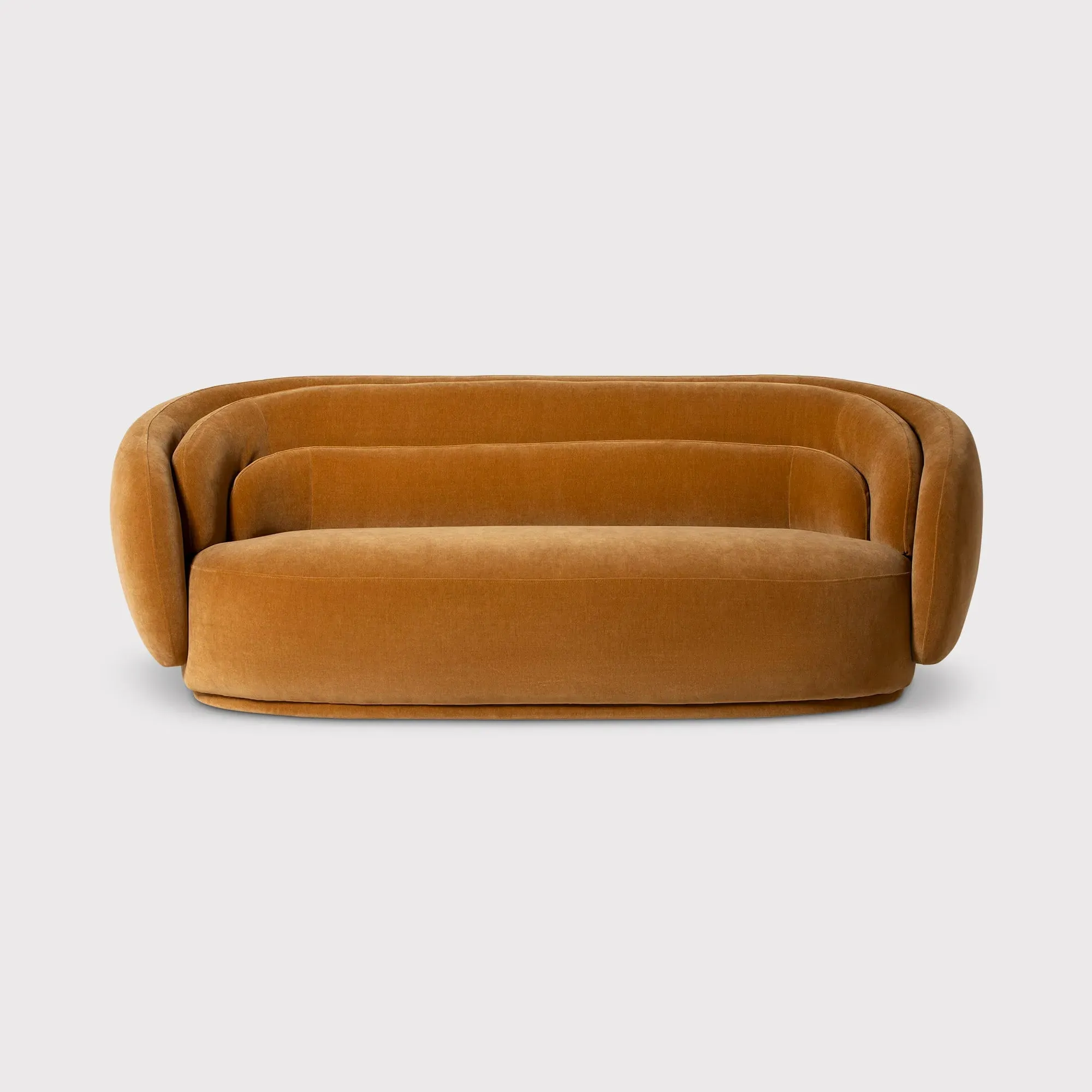 Angelo 3-Seater Sofa - Brown, Fabric image