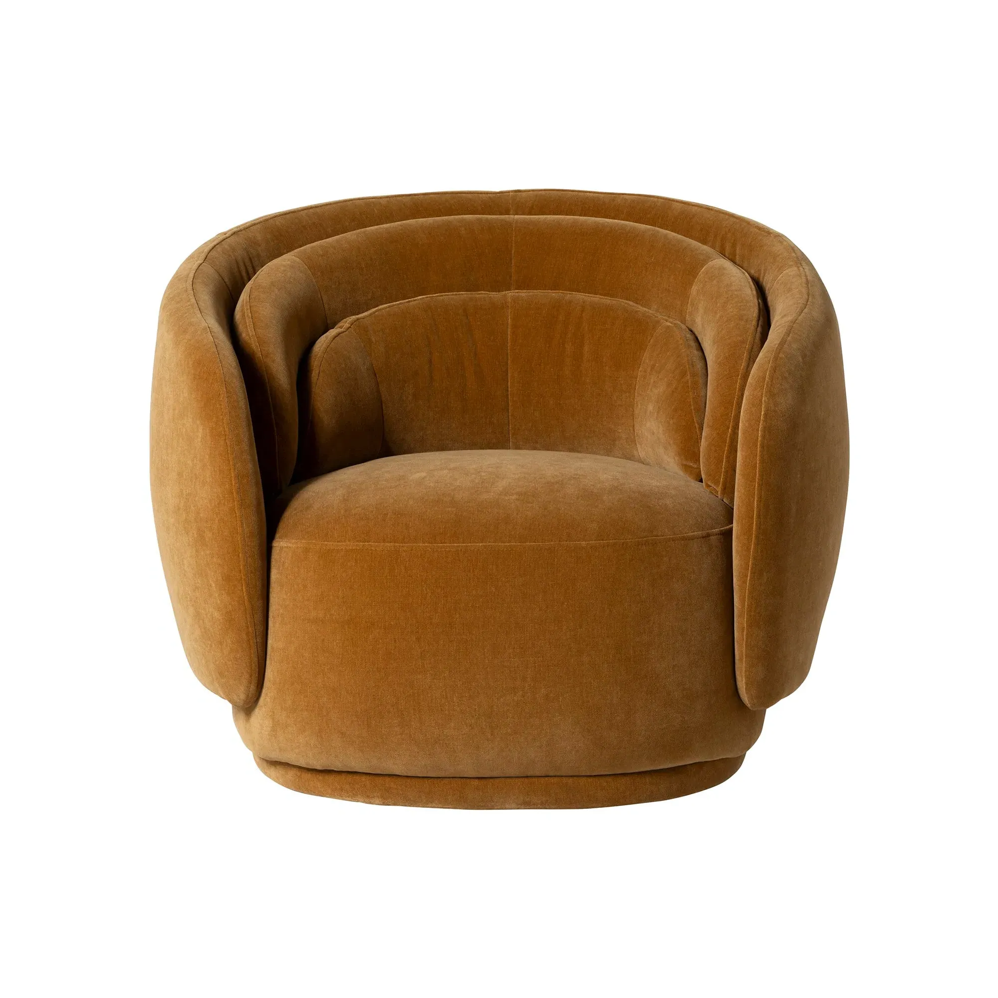 Angelo Armchair - Brown, Fabric