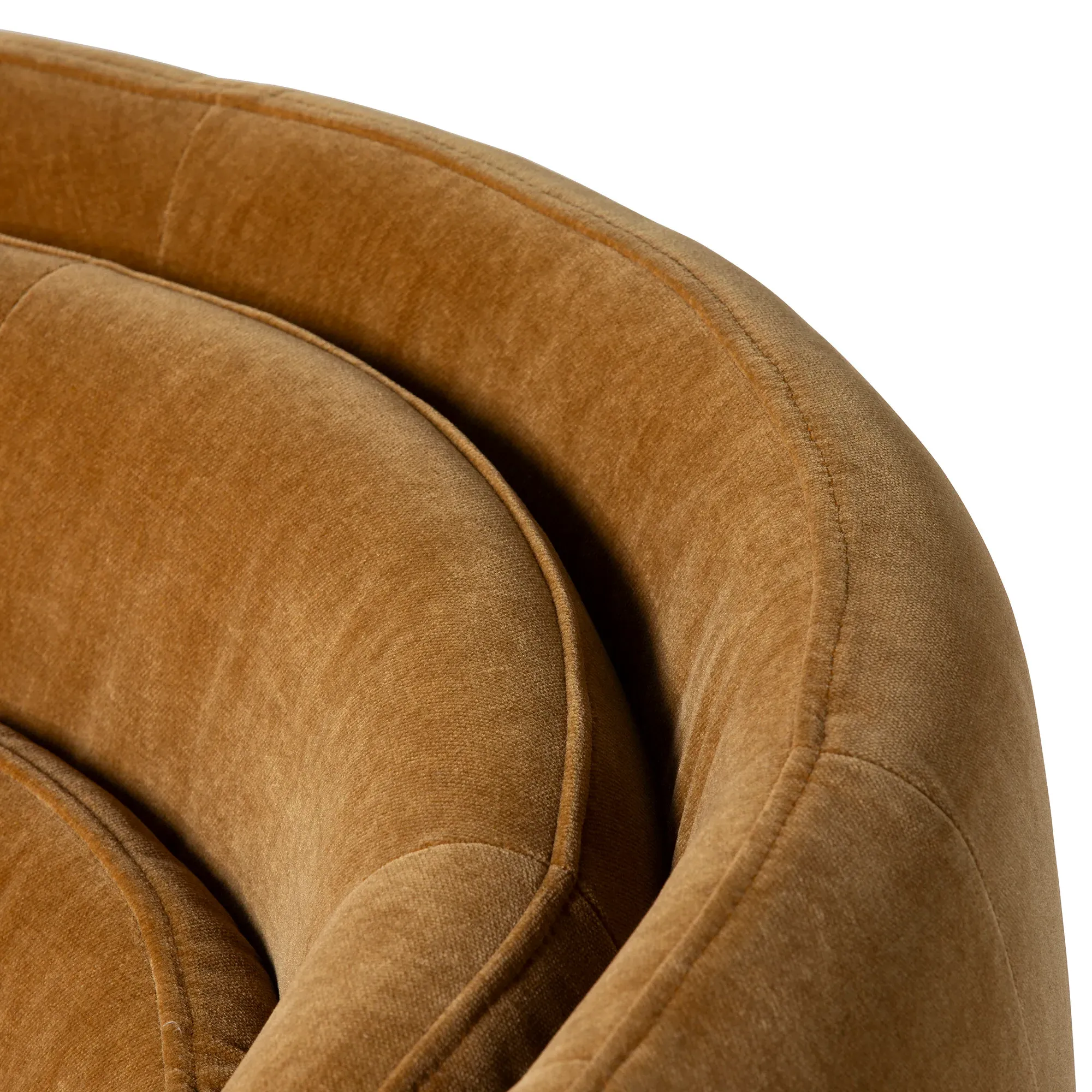 Angelo Armchair - Brown, Fabric