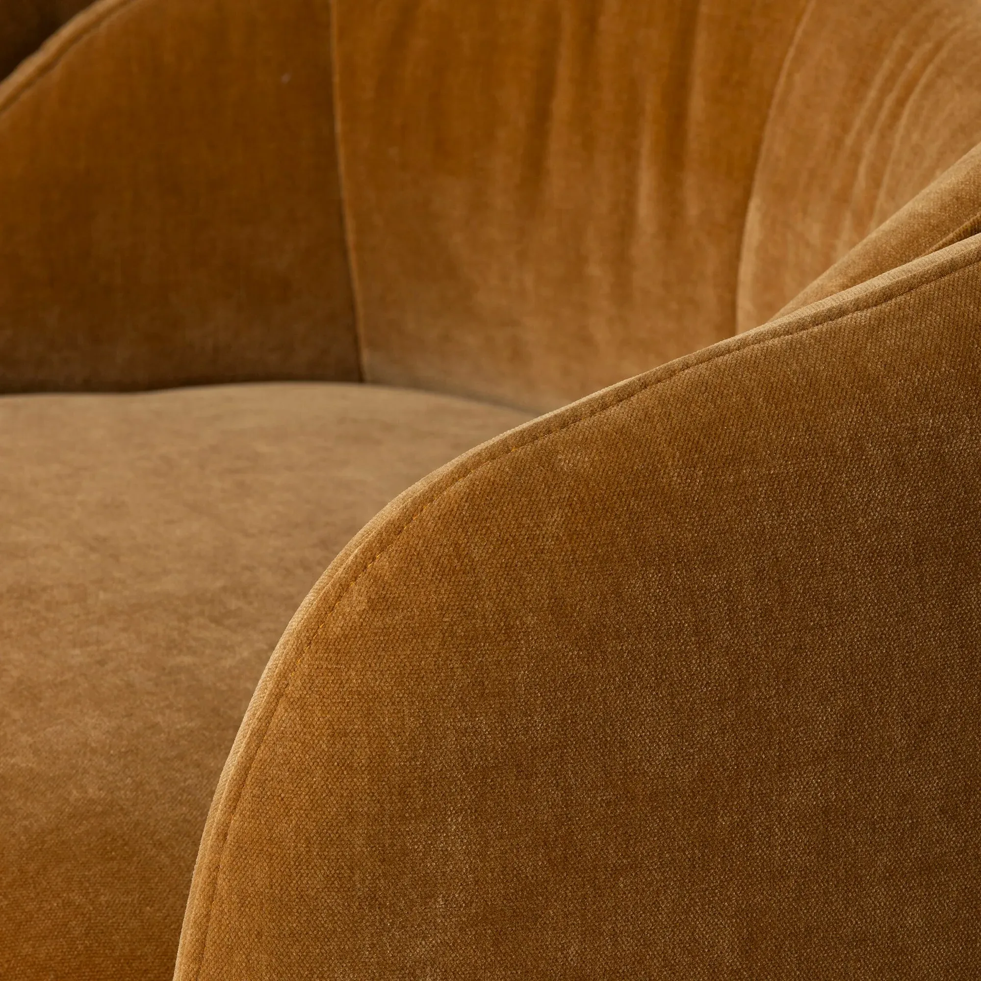 Angelo Armchair - Brown, Fabric