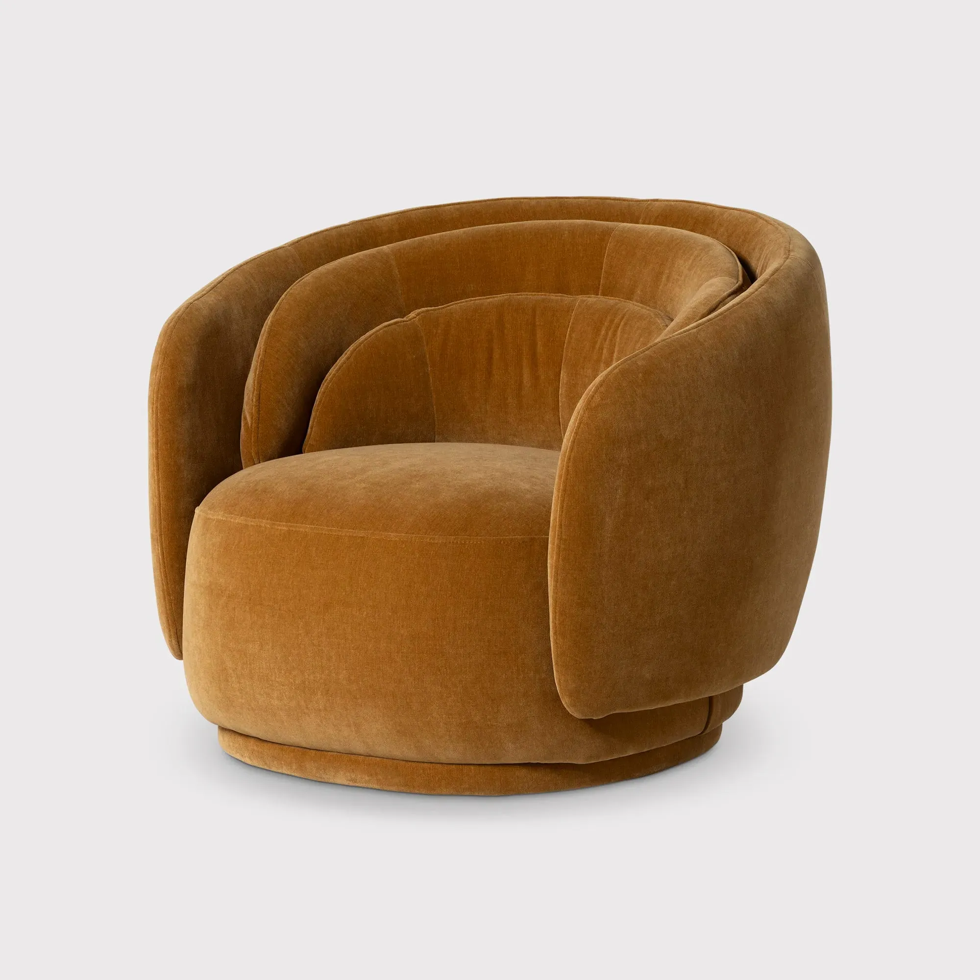 Angelo Armchair - Brown, Fabric image