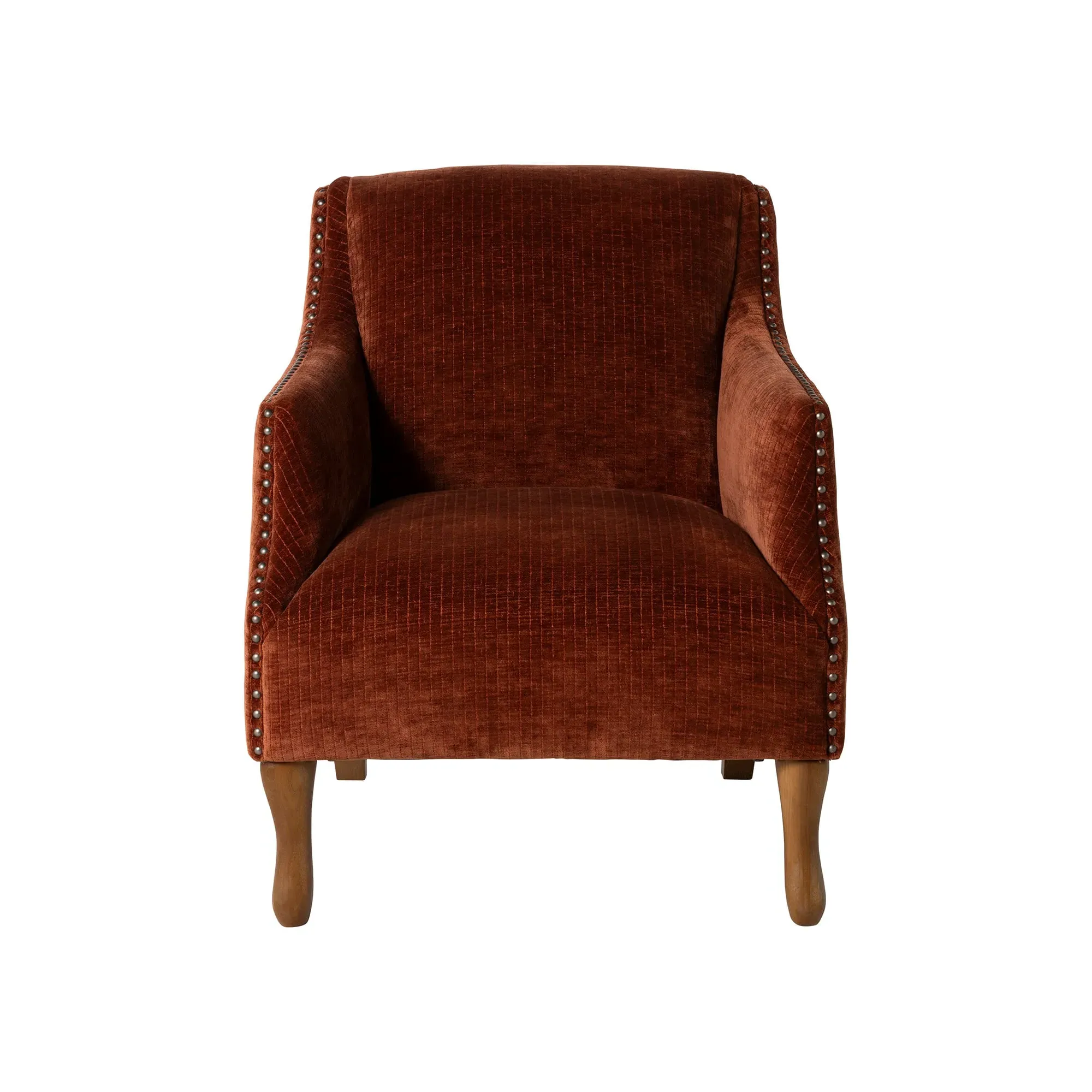 Arabella Armchair - Brown, Fabric