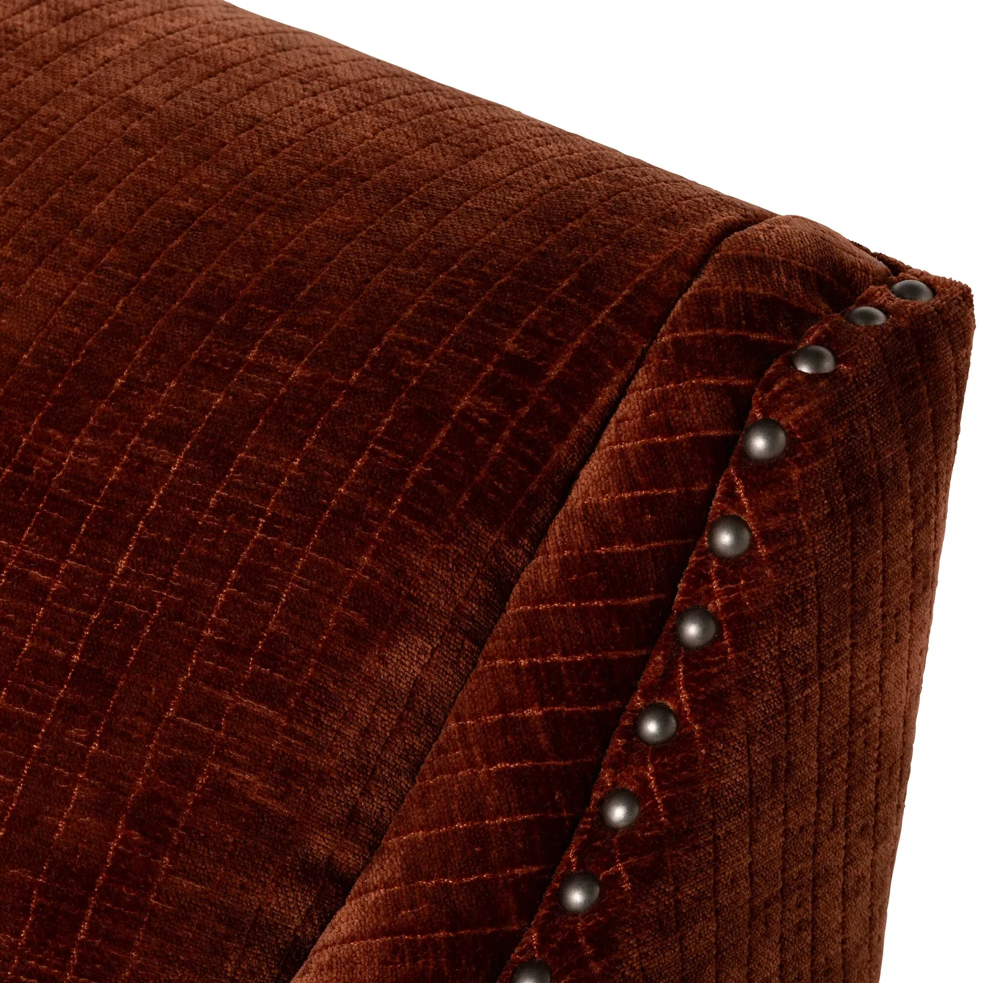 Arabella Armchair - Brown, Fabric