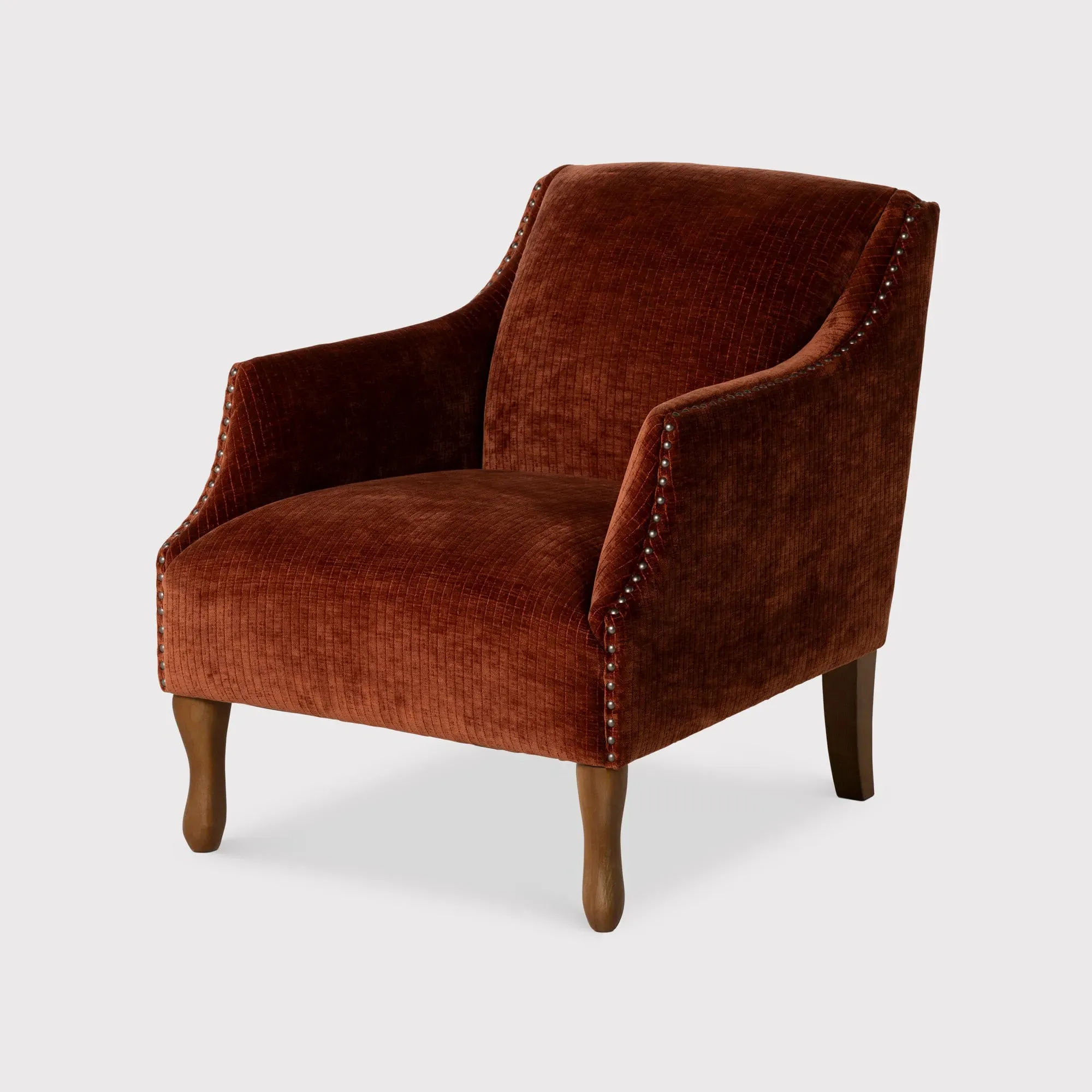 Arabella Armchair - Brown, Fabric image