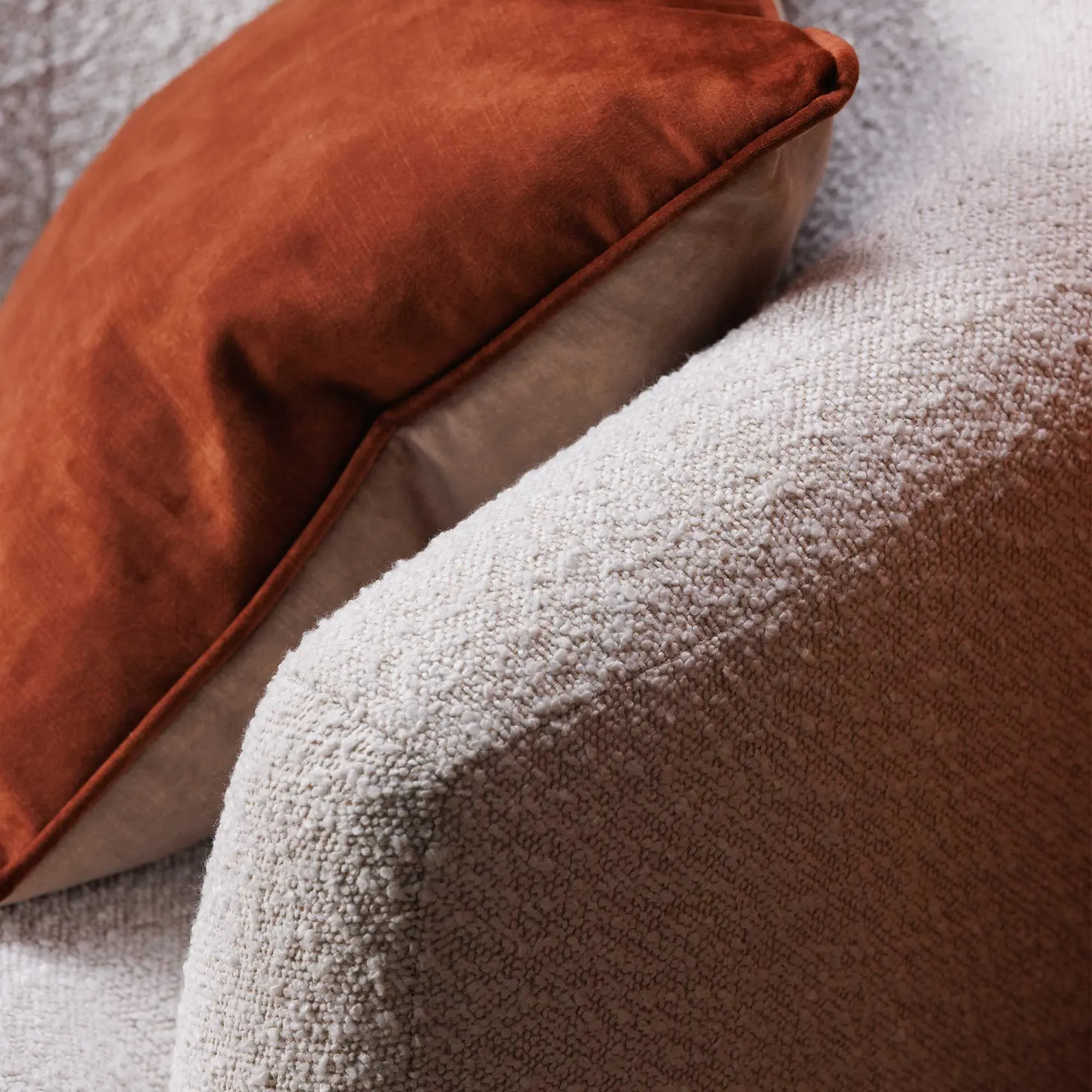 Arman Swivel Armchair - Neutral, Boucle