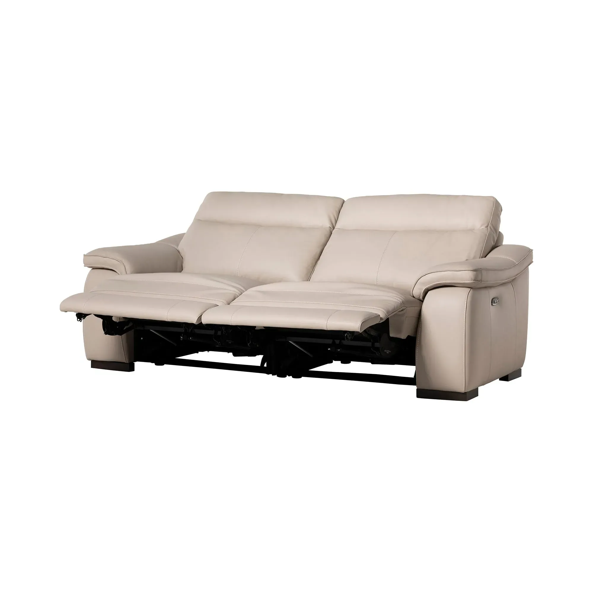 Arno 2.5 Seater Recliner Sofa with Power Recliners - Neutral