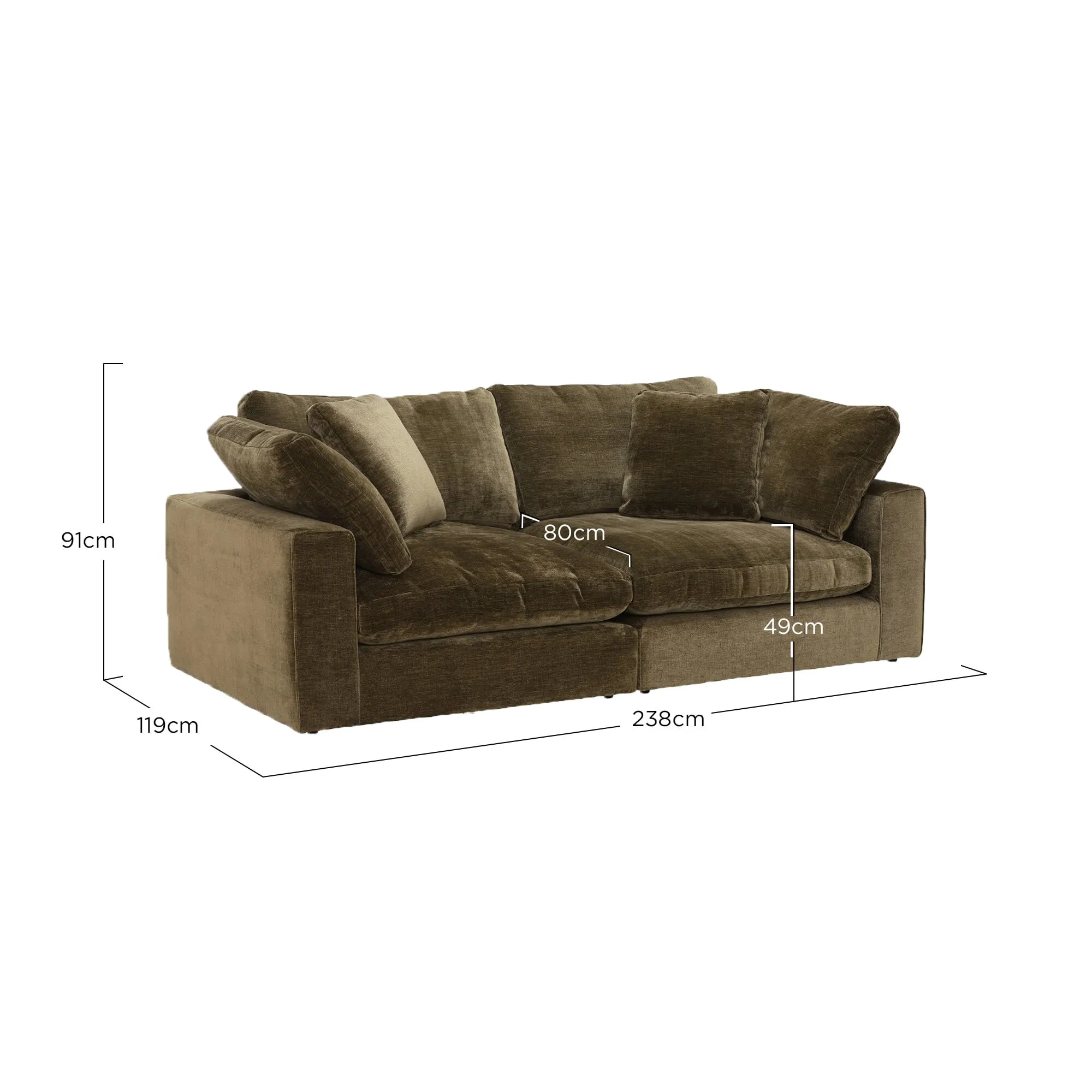 Artenis 2-Seater Sofa