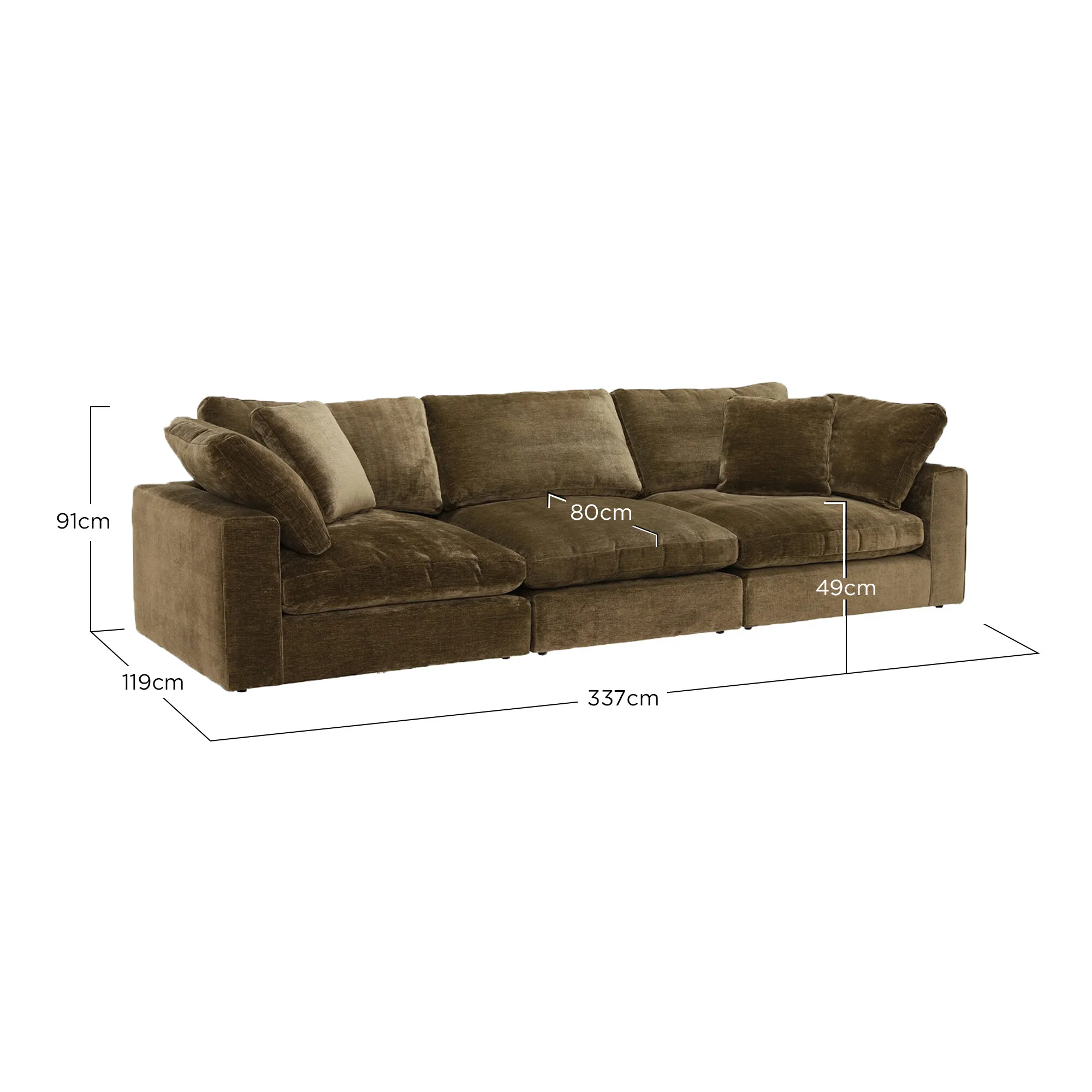 Artenis 3-Seater Sofa