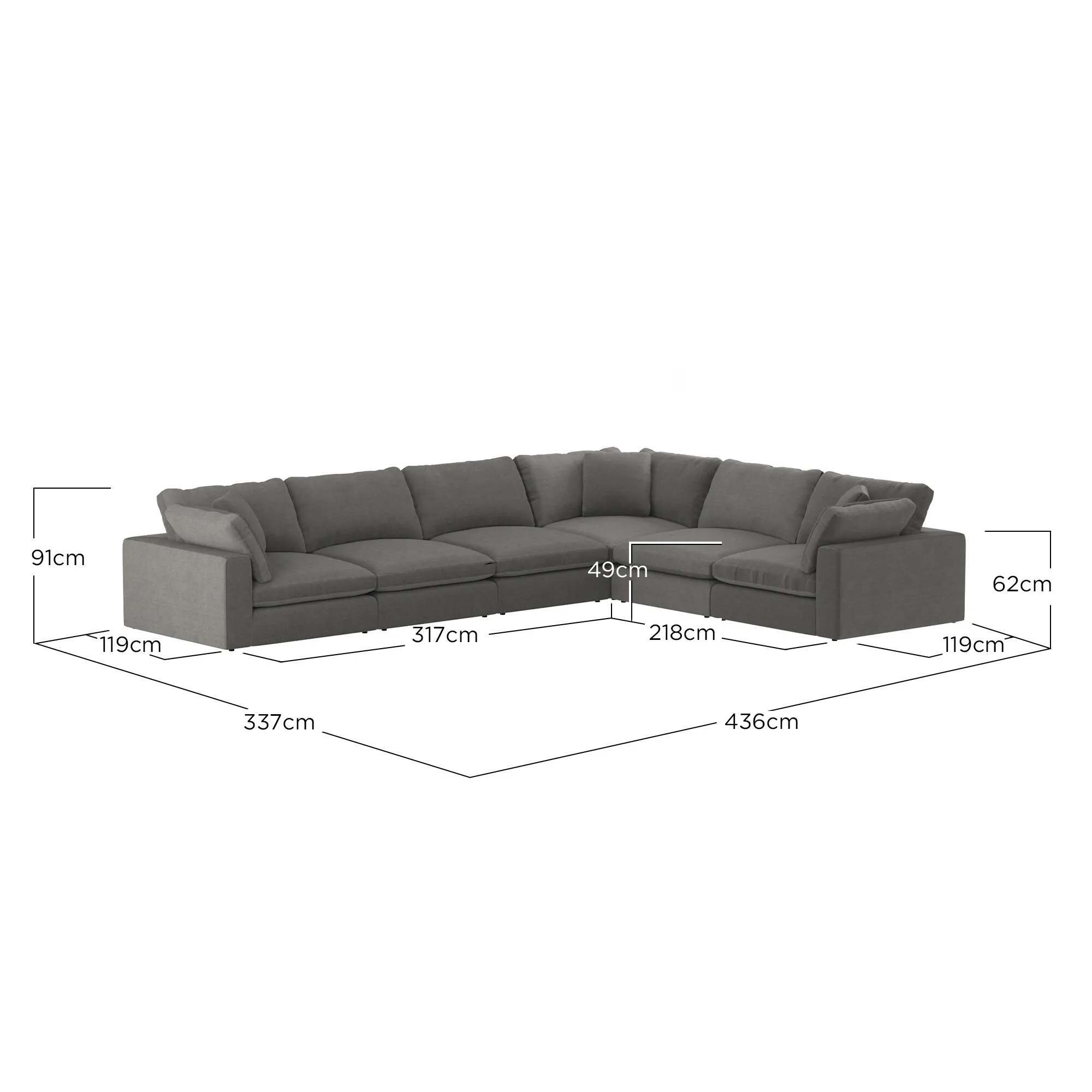 Artenis Corner Sofa with Footstool