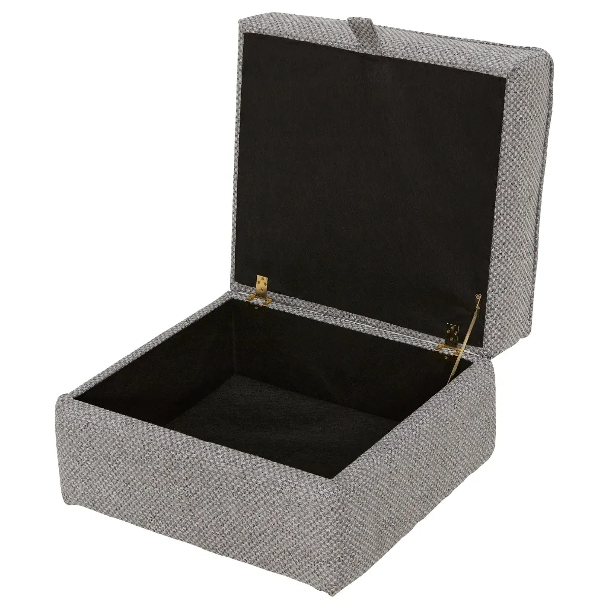 Ashton Storage Stool - Silver