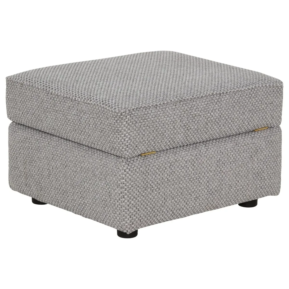 Ashton Storage Stool - Silver