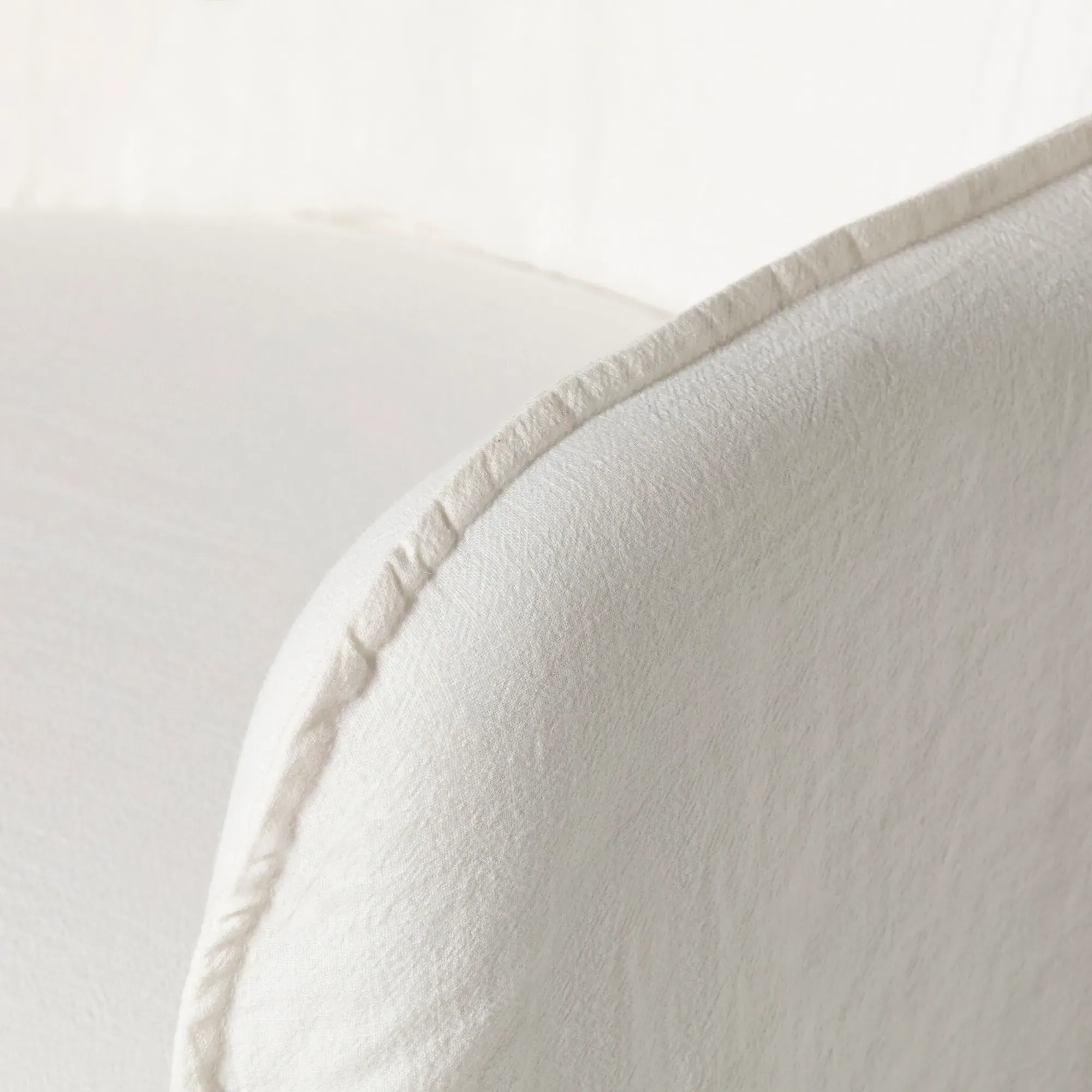 Aspley Armchair - White, Fabric